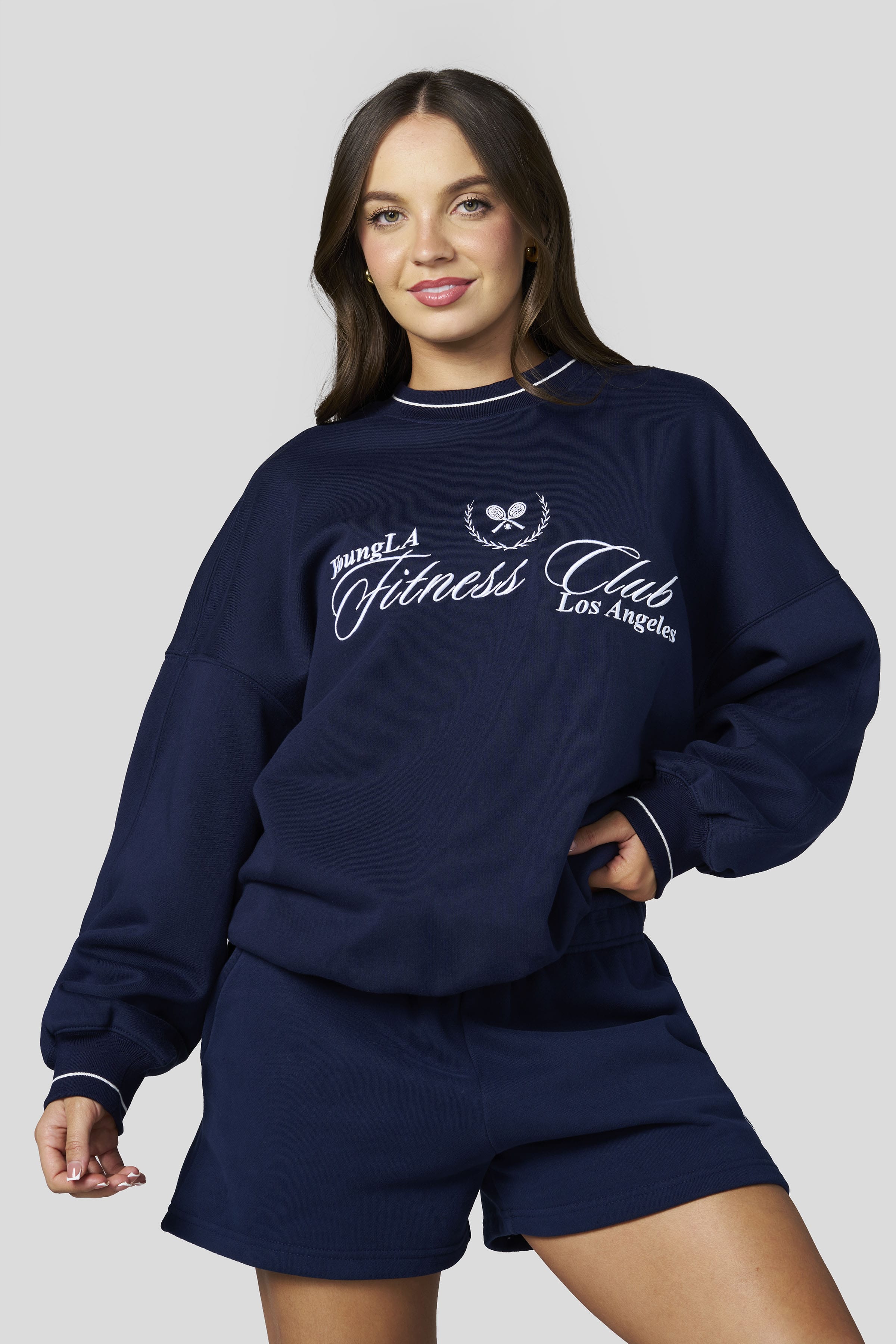 Young La W5172 - Country Club Crewneck 'Navy'