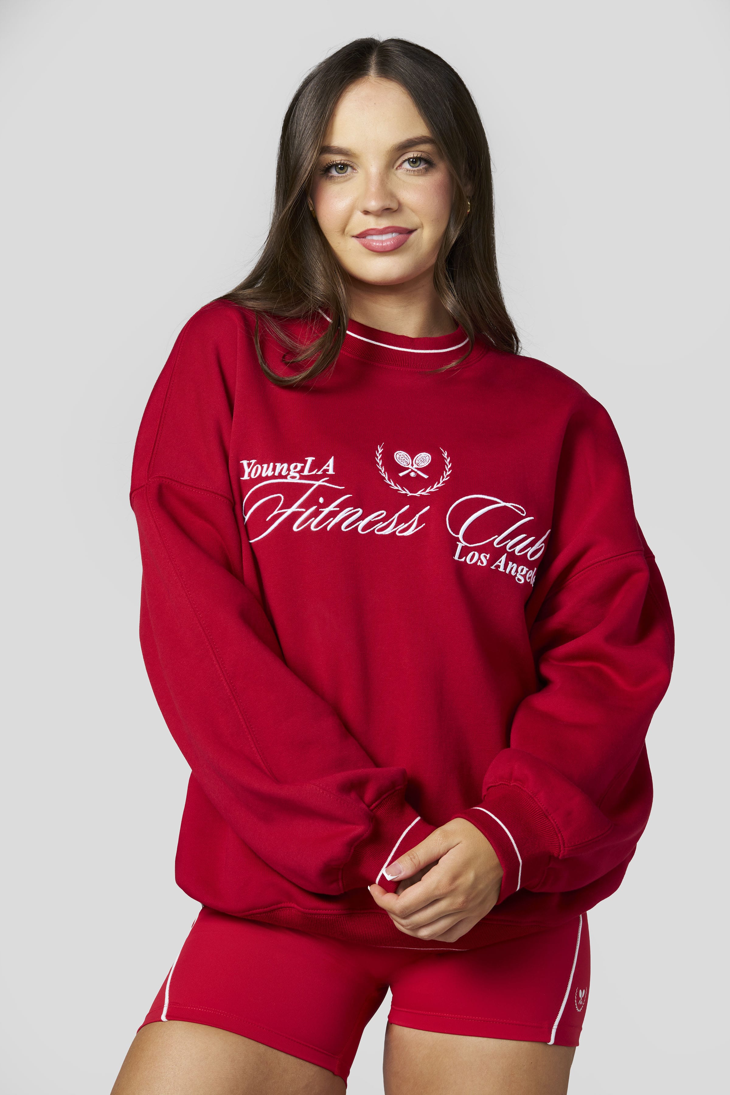 Young La W5172 - Country Club Crewneck 'Red'