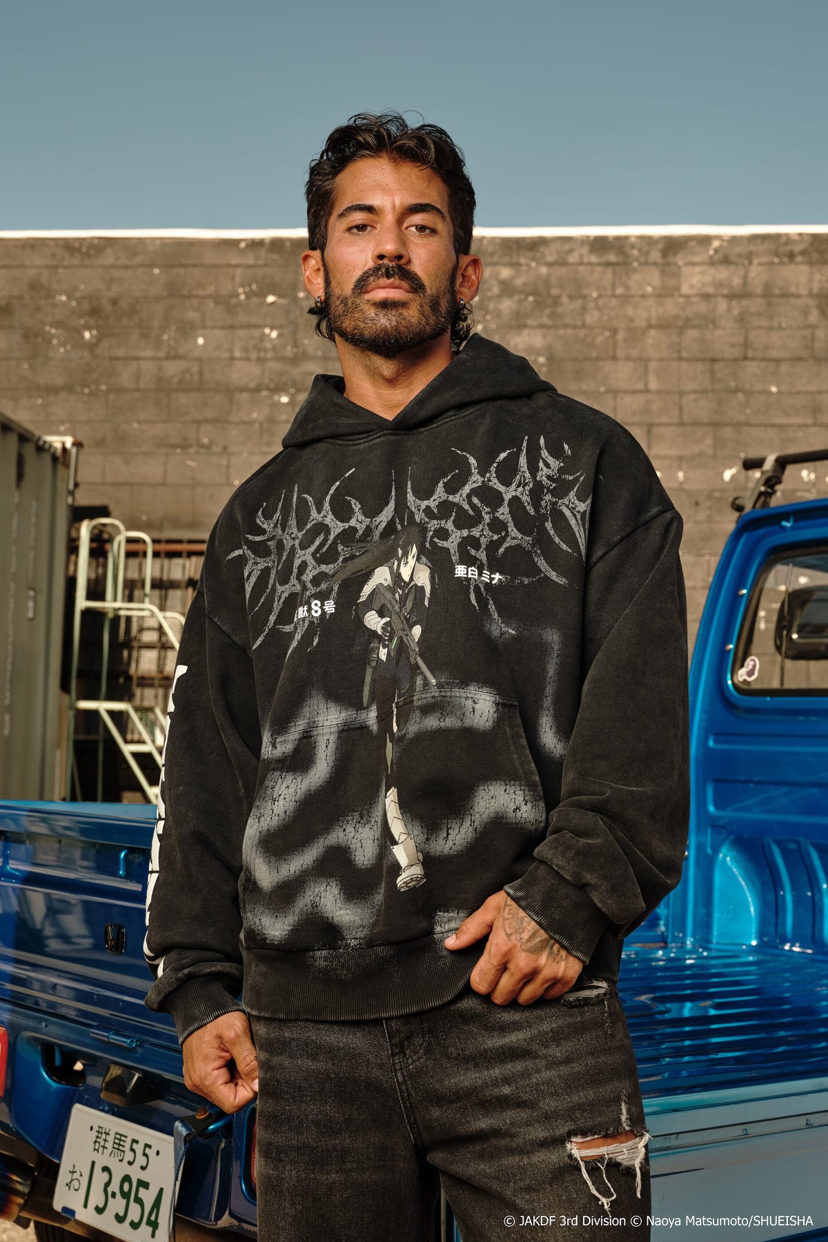 YoungLA 5015 - Kaiju No. 8 Graphic Hoodies 'Cannon Master'