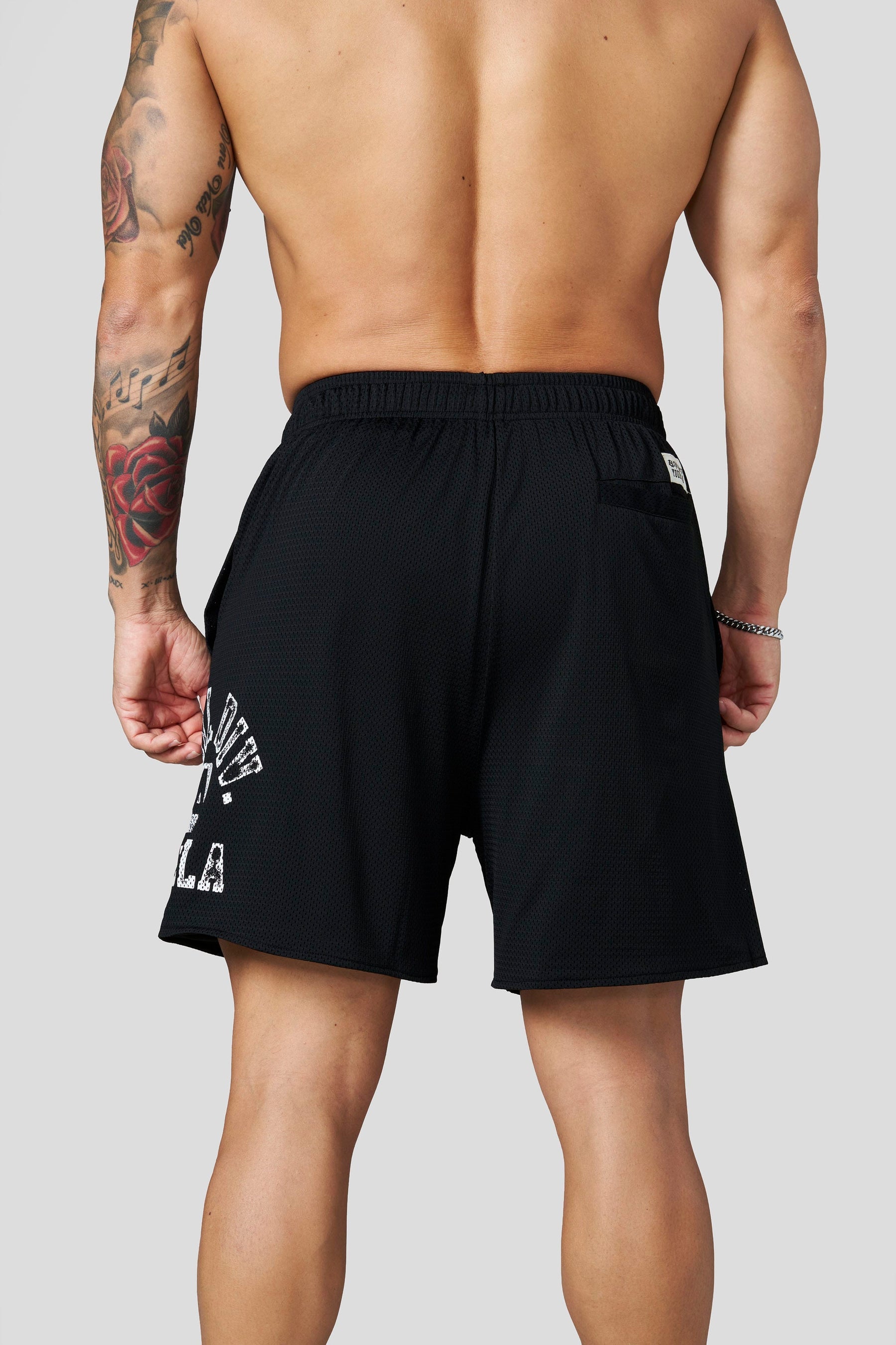 YoungLA 1069 - Golden Era Mesh Shorts 'Black'