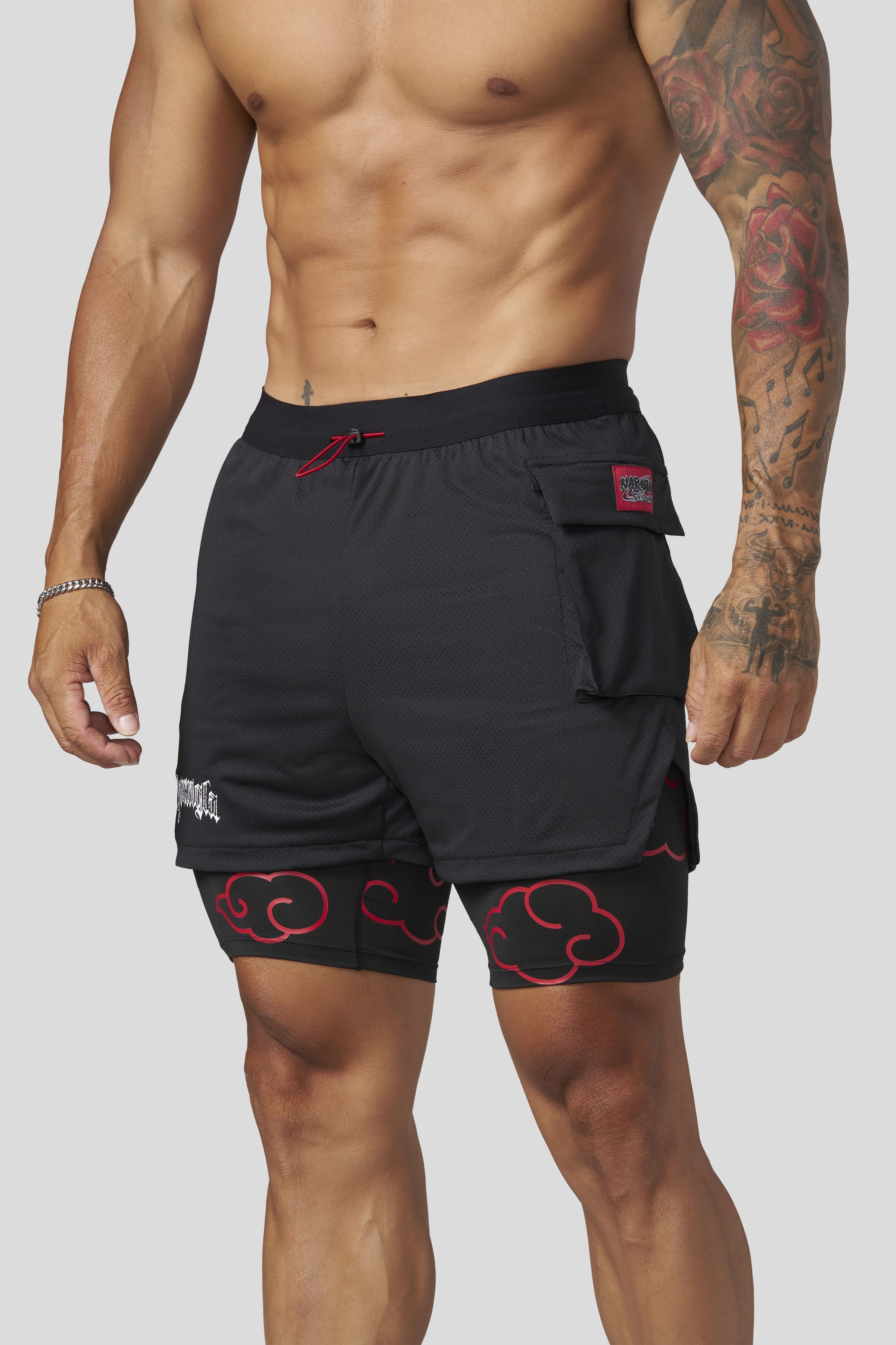 YoungLa 1094 - Naruto Compression Shorts 'Black'