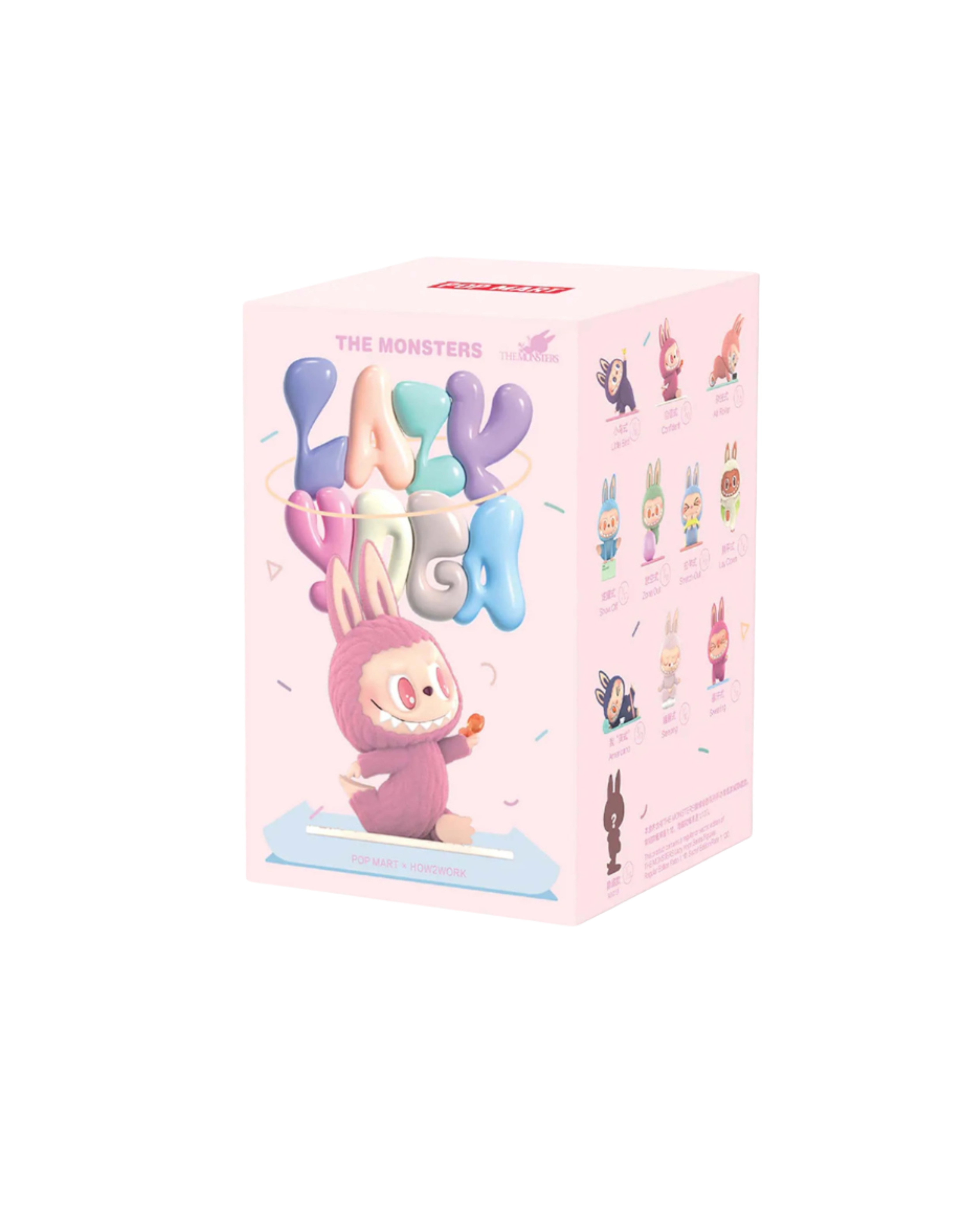 Pop Mart Labubu The Monsters Lazy Yoga Series Figures Sealed Case