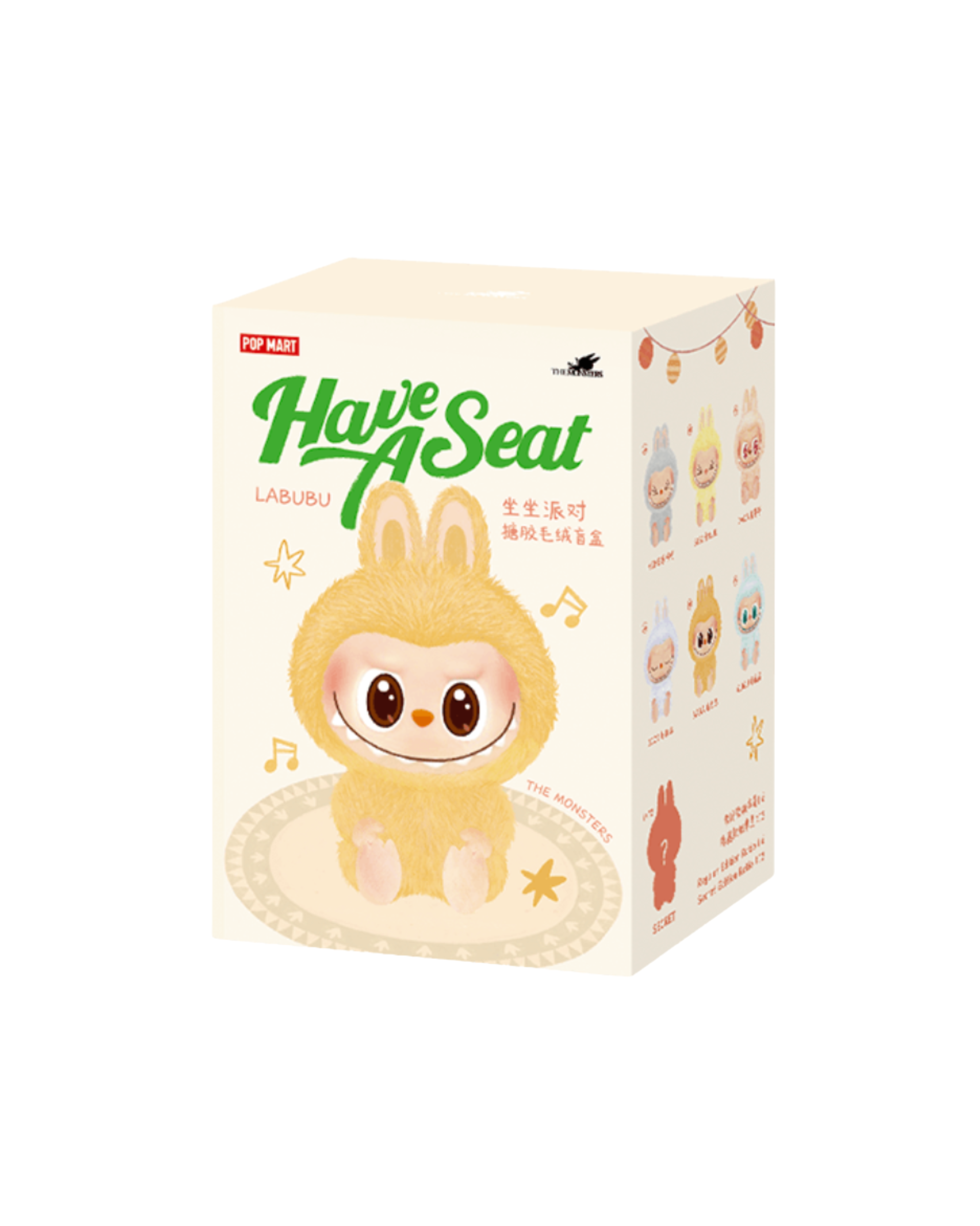 Pop Mart Labubu The Monsters Have a Seat Vinyl Plush Sealed Case (PACK OF 1)