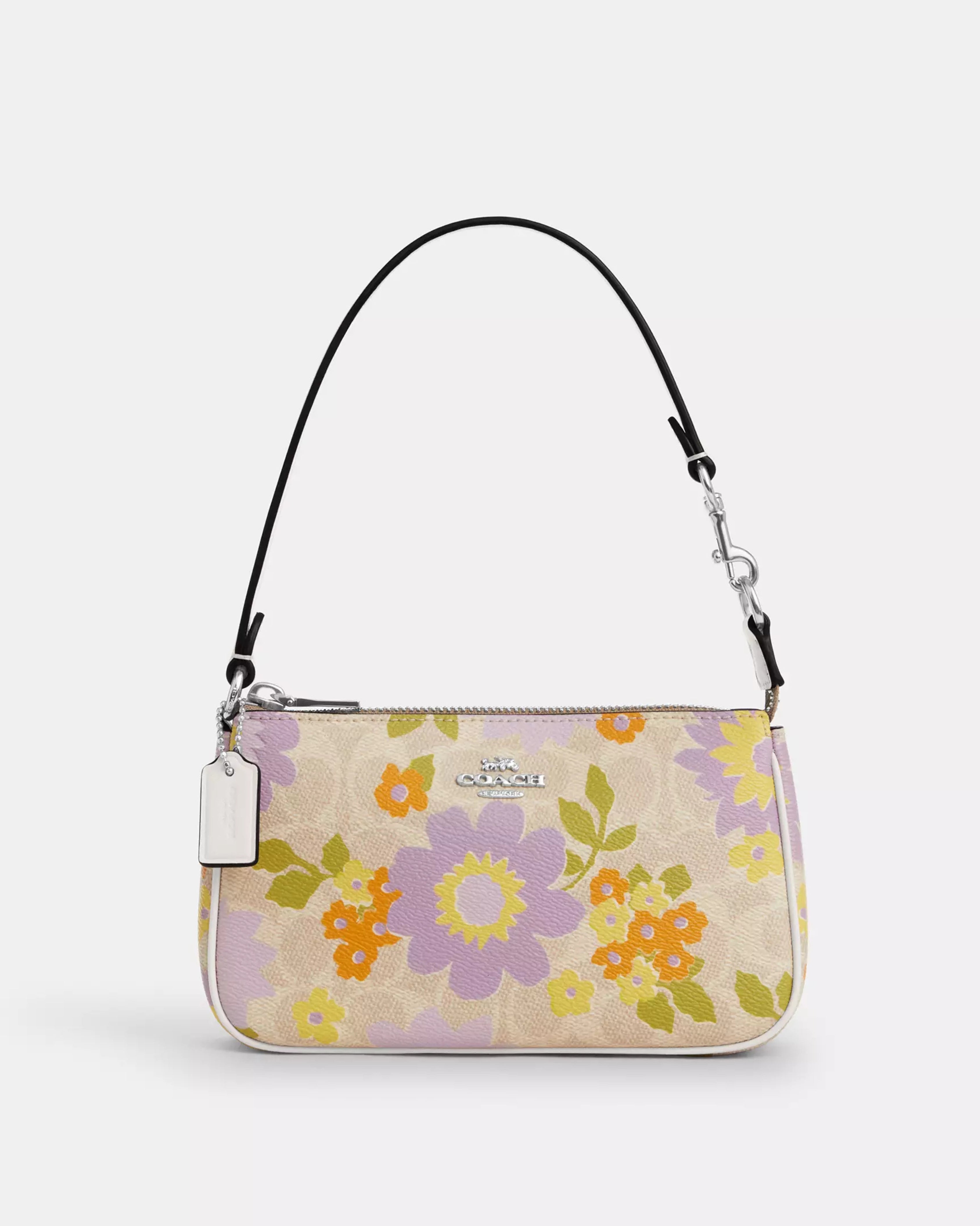 Coach Nolita 19 In Signature Canvas With 'Floral Print'