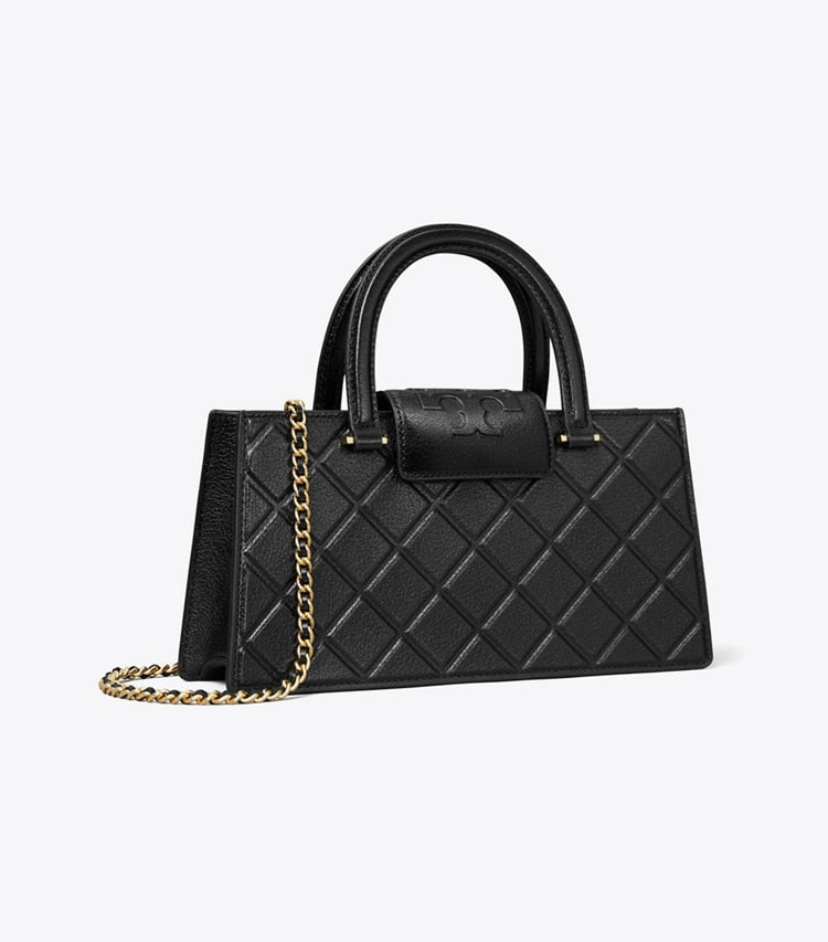 Tory Burch Fleming East-West Tote Black