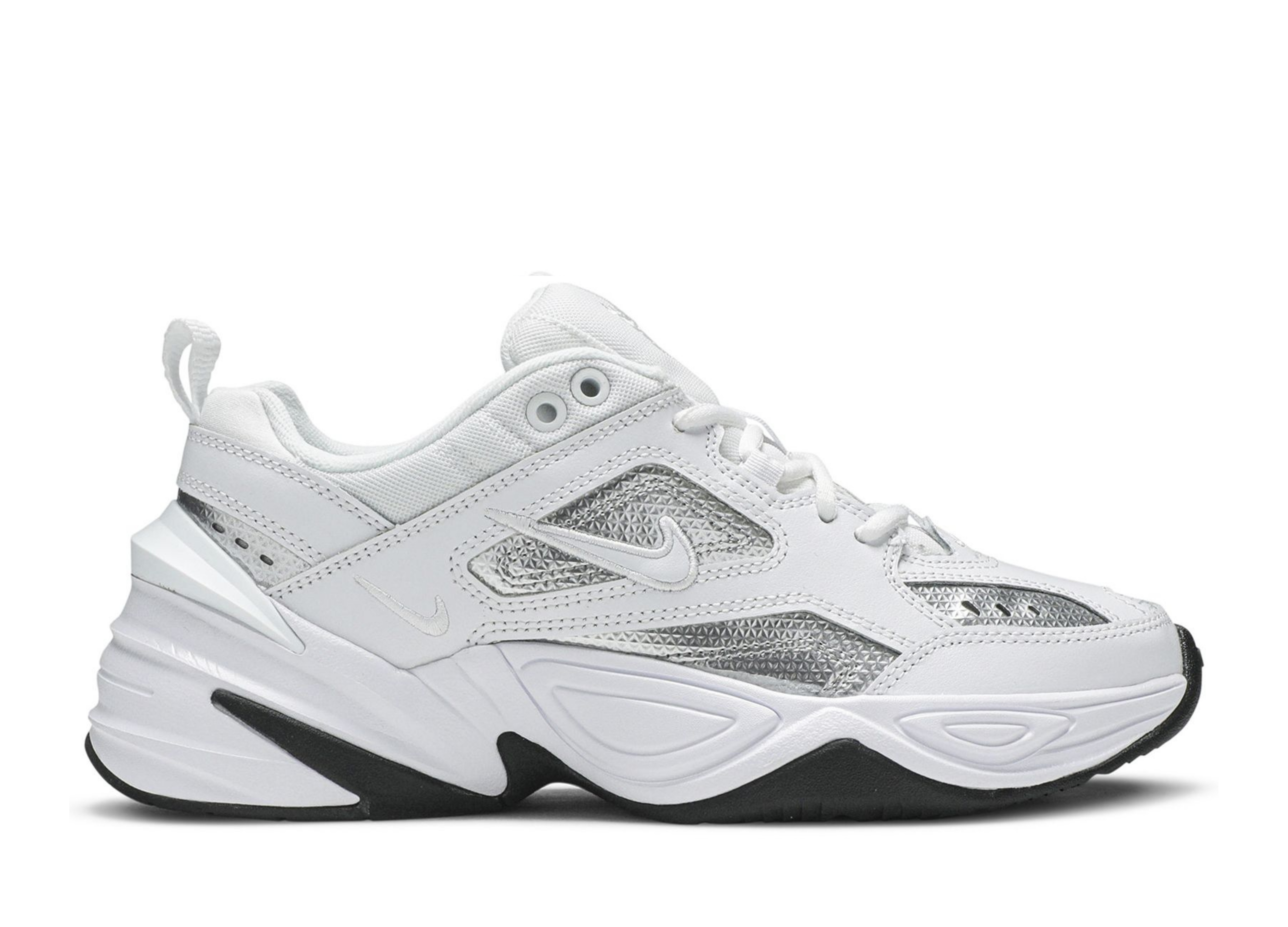 Nike M2K Tekno 'White Metallic Silver Black'