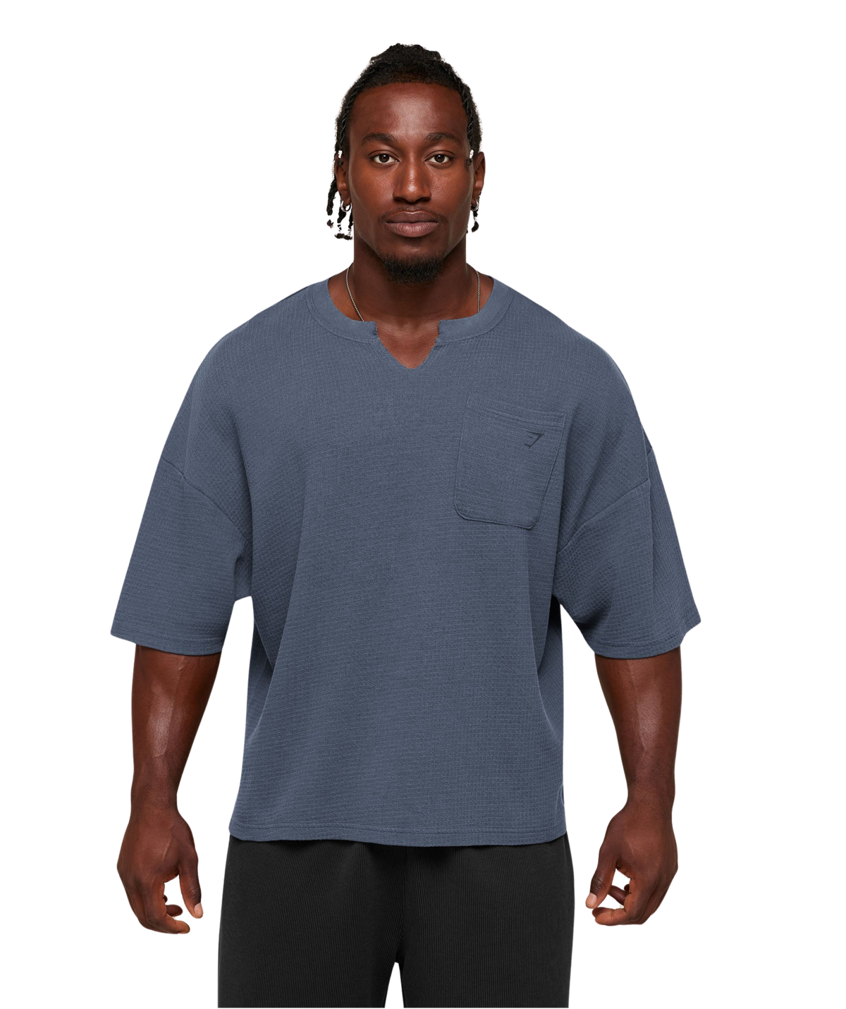 Gymshark x Sam Sulek T-Shirt 'Shadow Blue Wash'