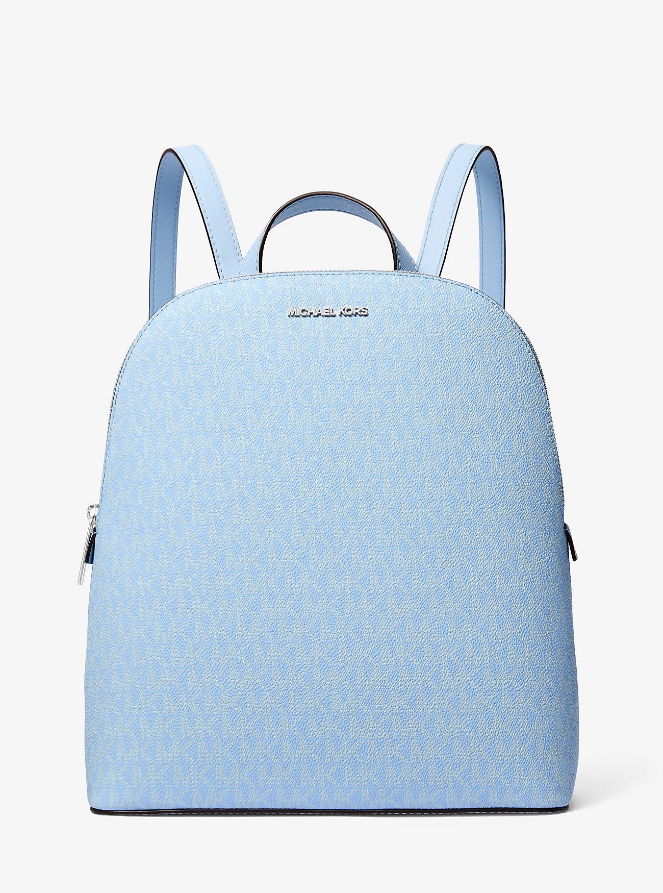 Michael Kors Cindy Large Signature Logo Backpack Light Sky