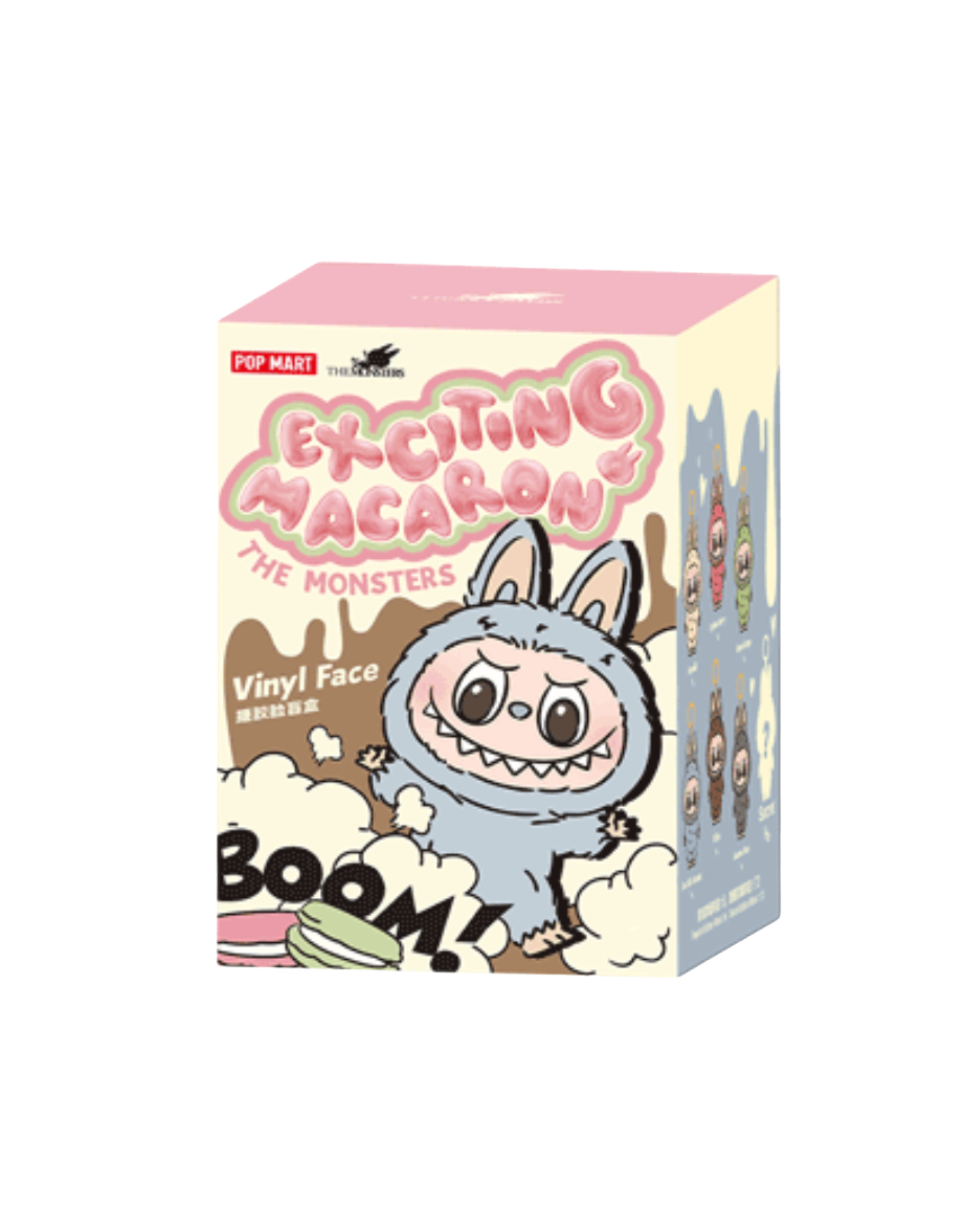 Pop Mart Labubu The Monsters Tasty Macarons Vinyl Face Sealed Case (Pack of 1)