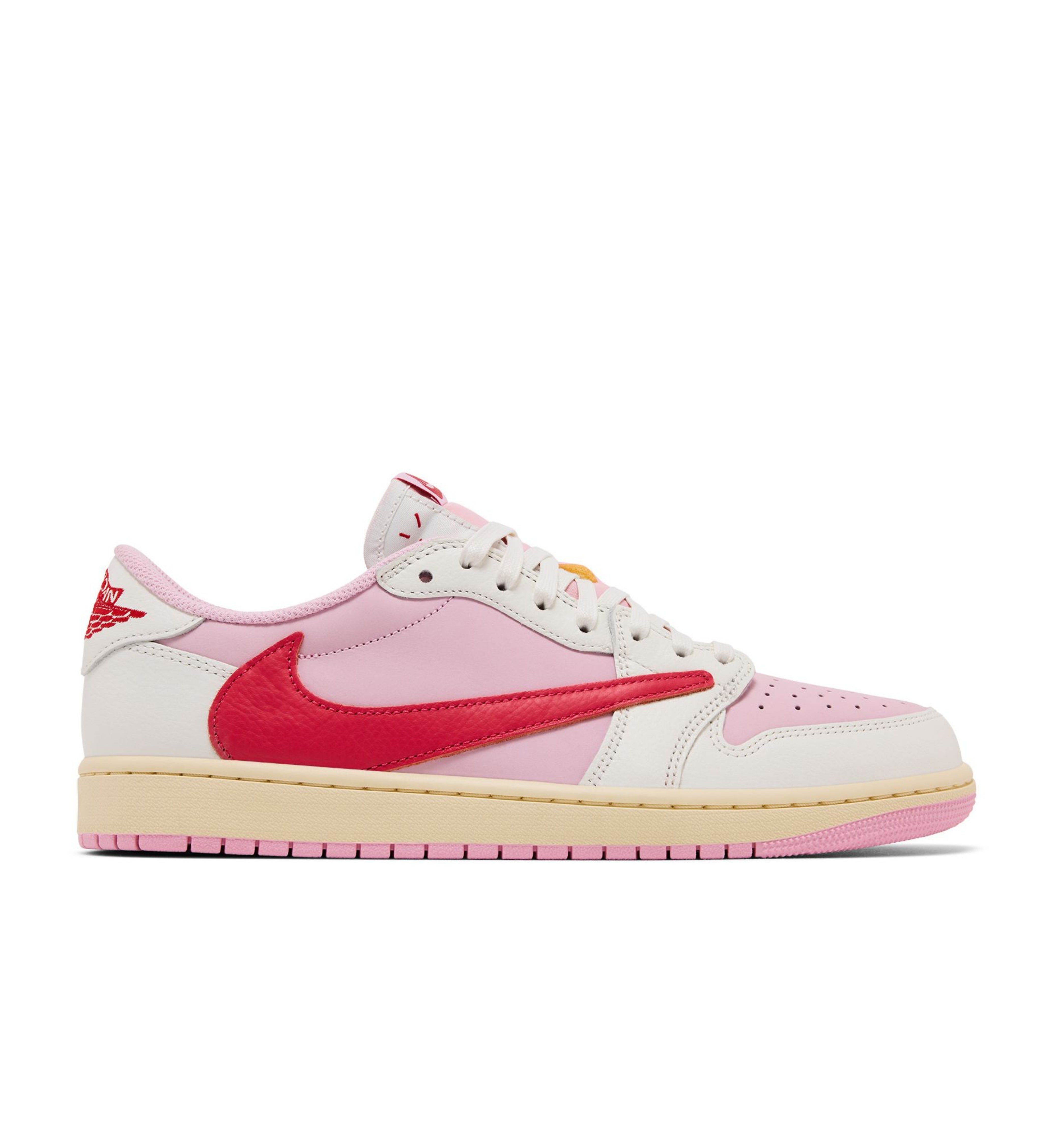 Air Jordan 1 Retro Low OG SP x Travis Scott 'Sail Tropical Pink'