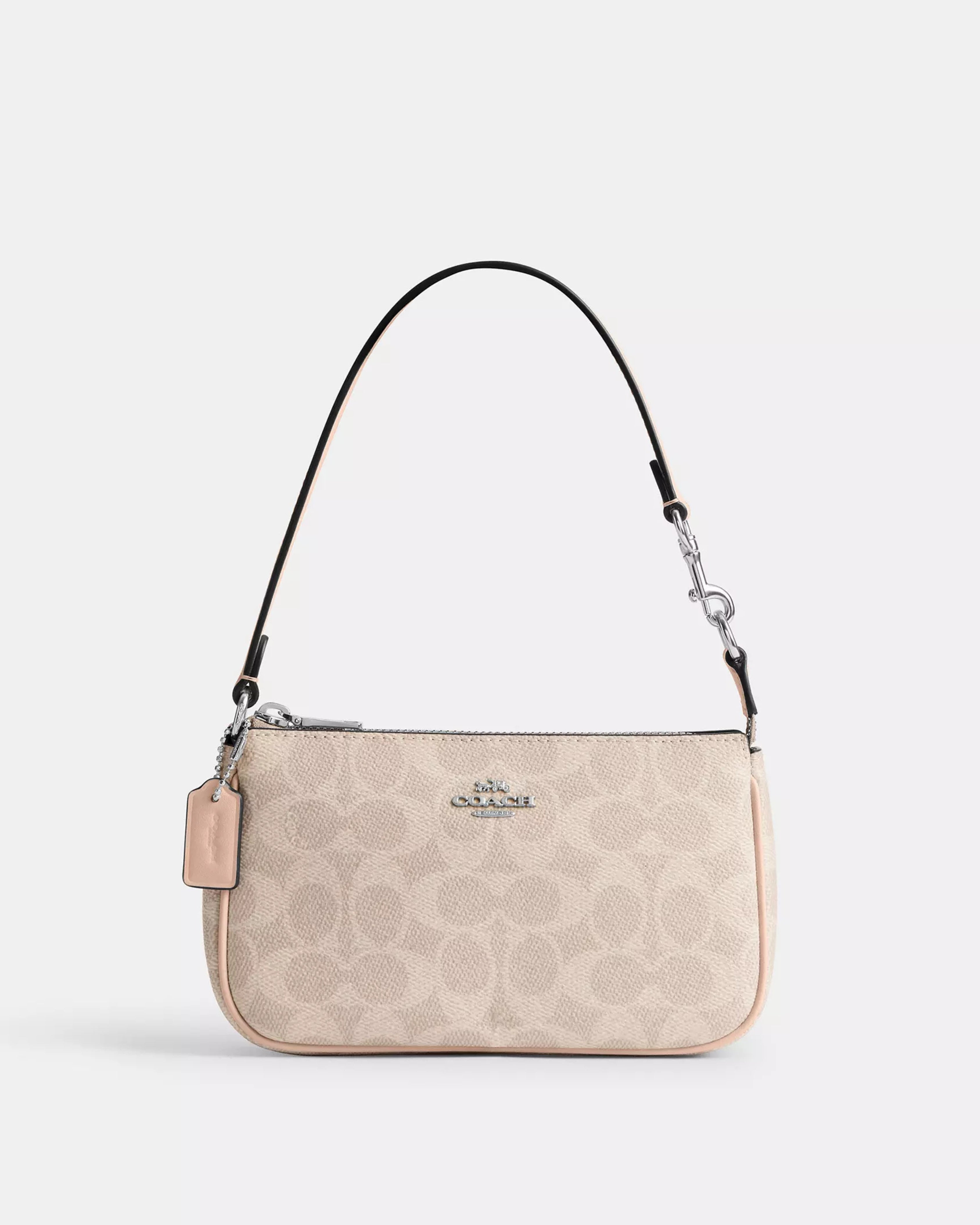 Coach Nolita 19 In Signature Canvas 'Signature Canvas/Silver'