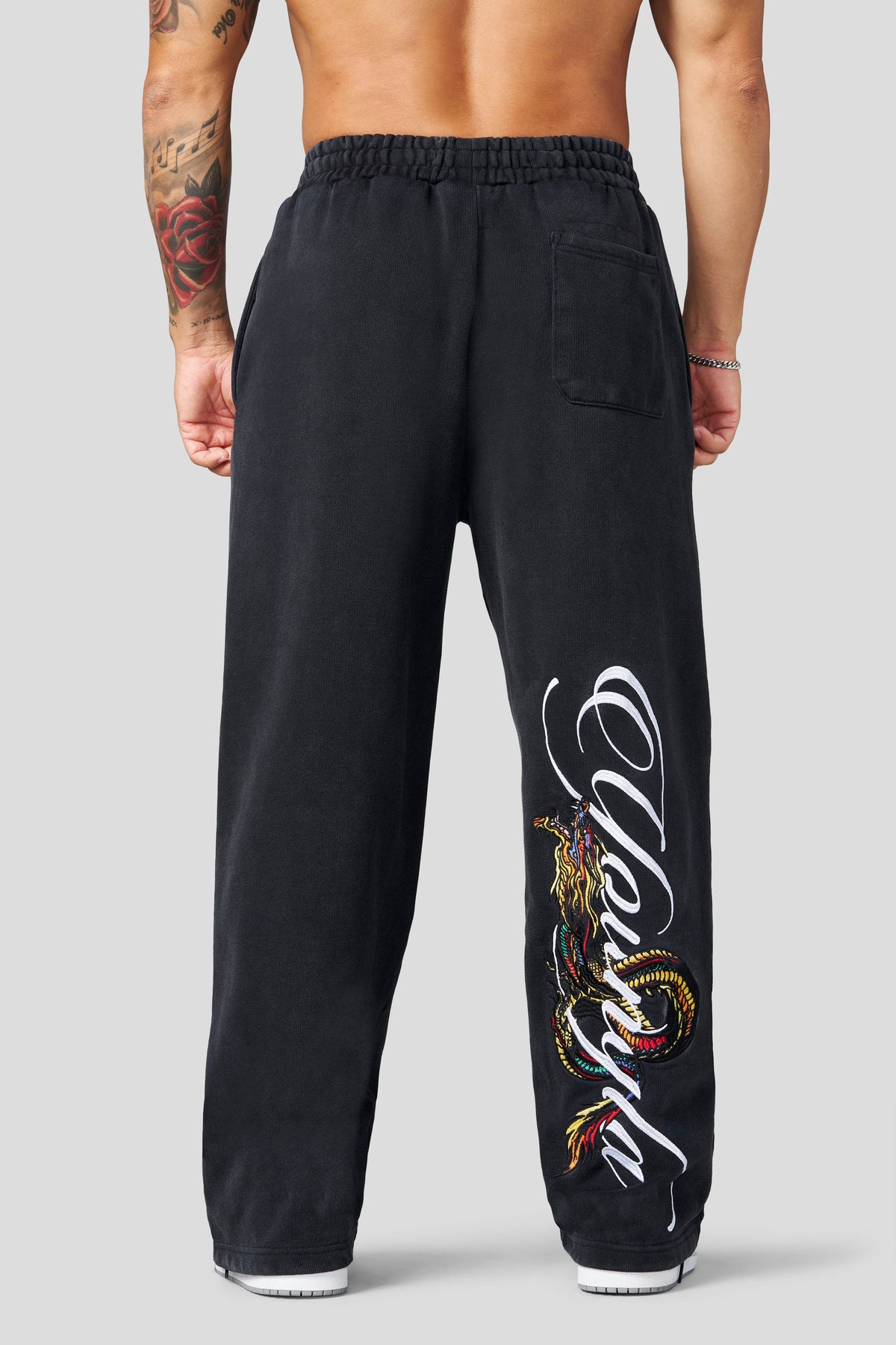 YoungLA 2108 - Dragon Sweats 'Black Wash'