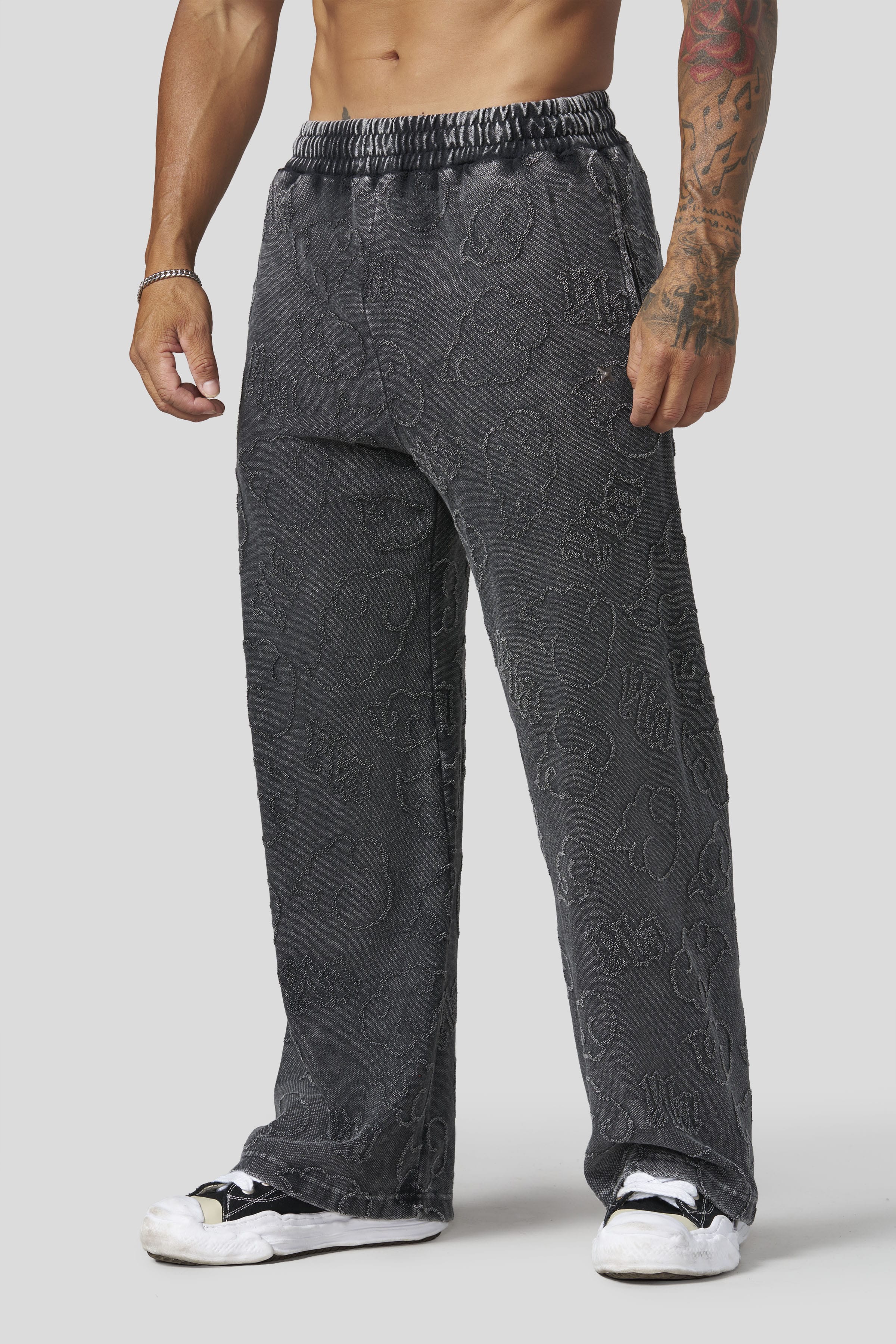 YoungLa 2109 - Naruto Cloud Sweats 'Grey Wash'