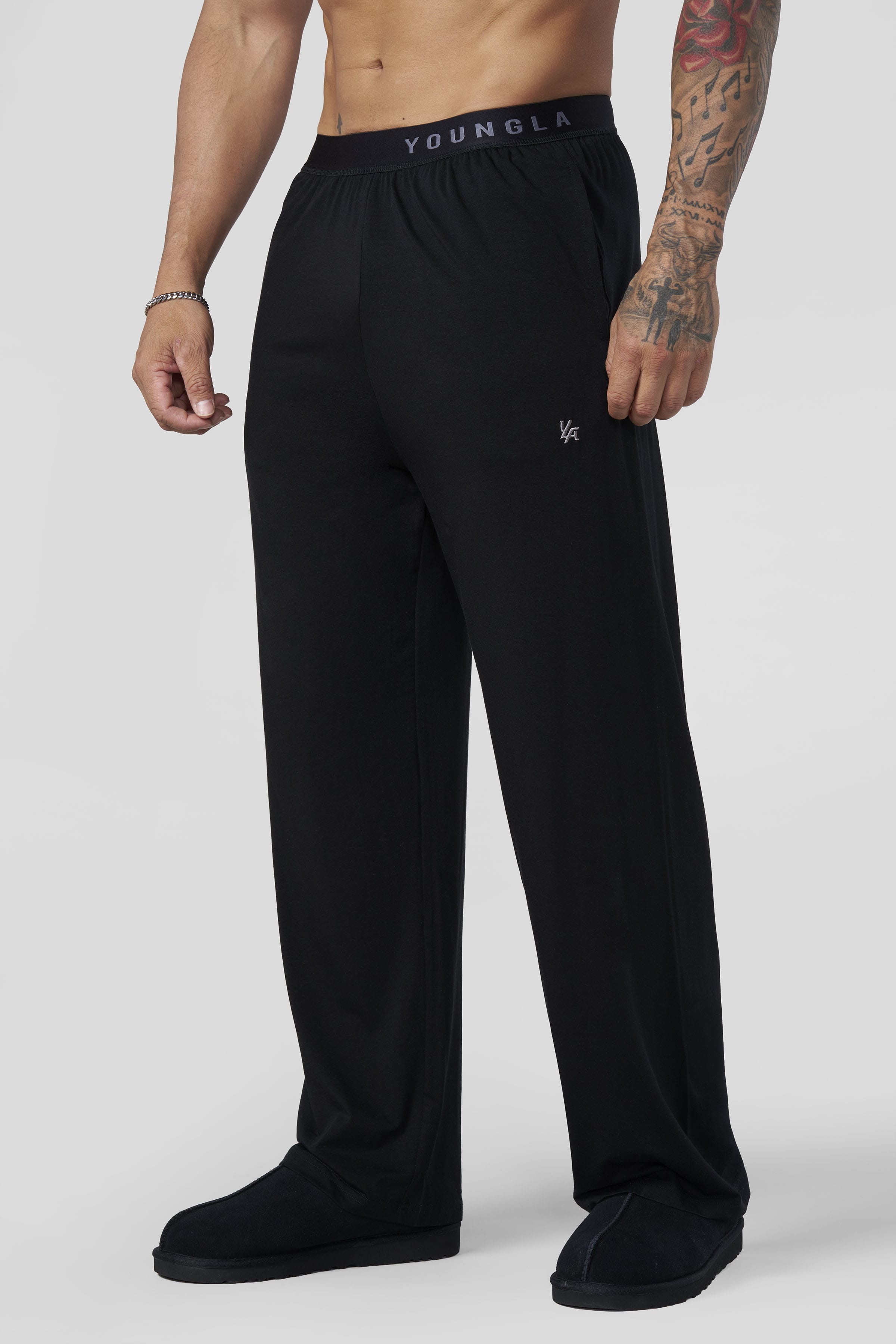 Young La 2112 - Sleepwear Pants 'Black'
