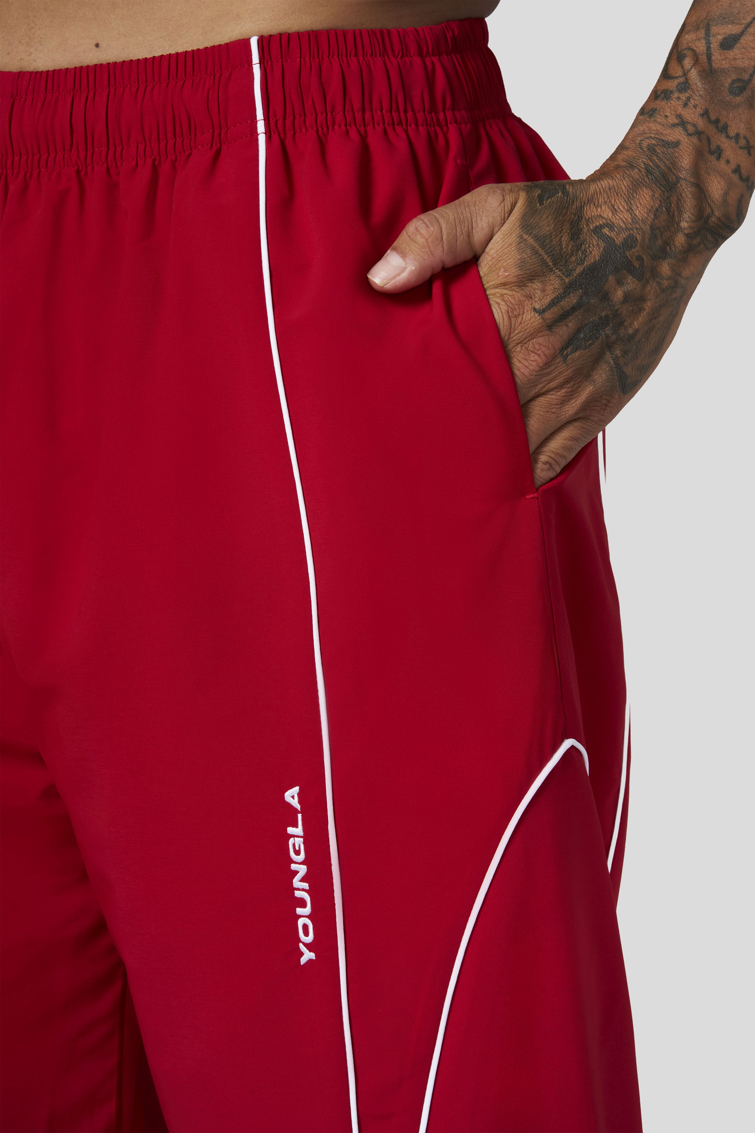 YoungLA 2171 - Arc Sport Pants 'Red'