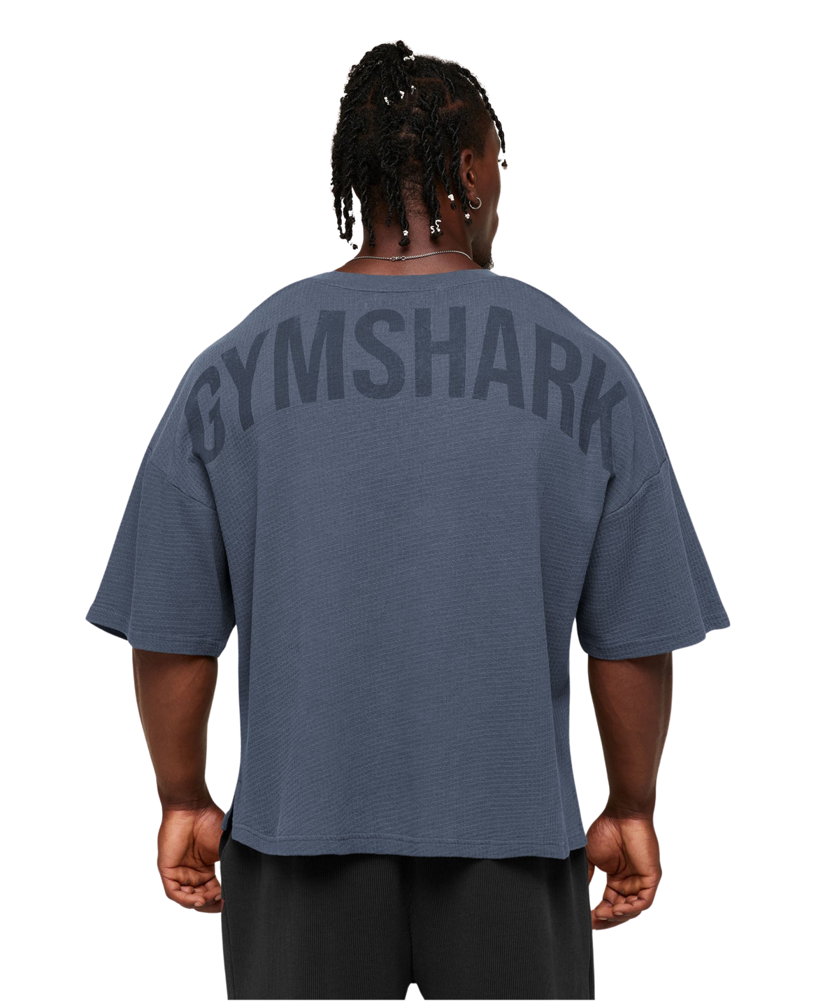Gymshark x Sam Sulek T-Shirt 'Shadow Blue Wash'