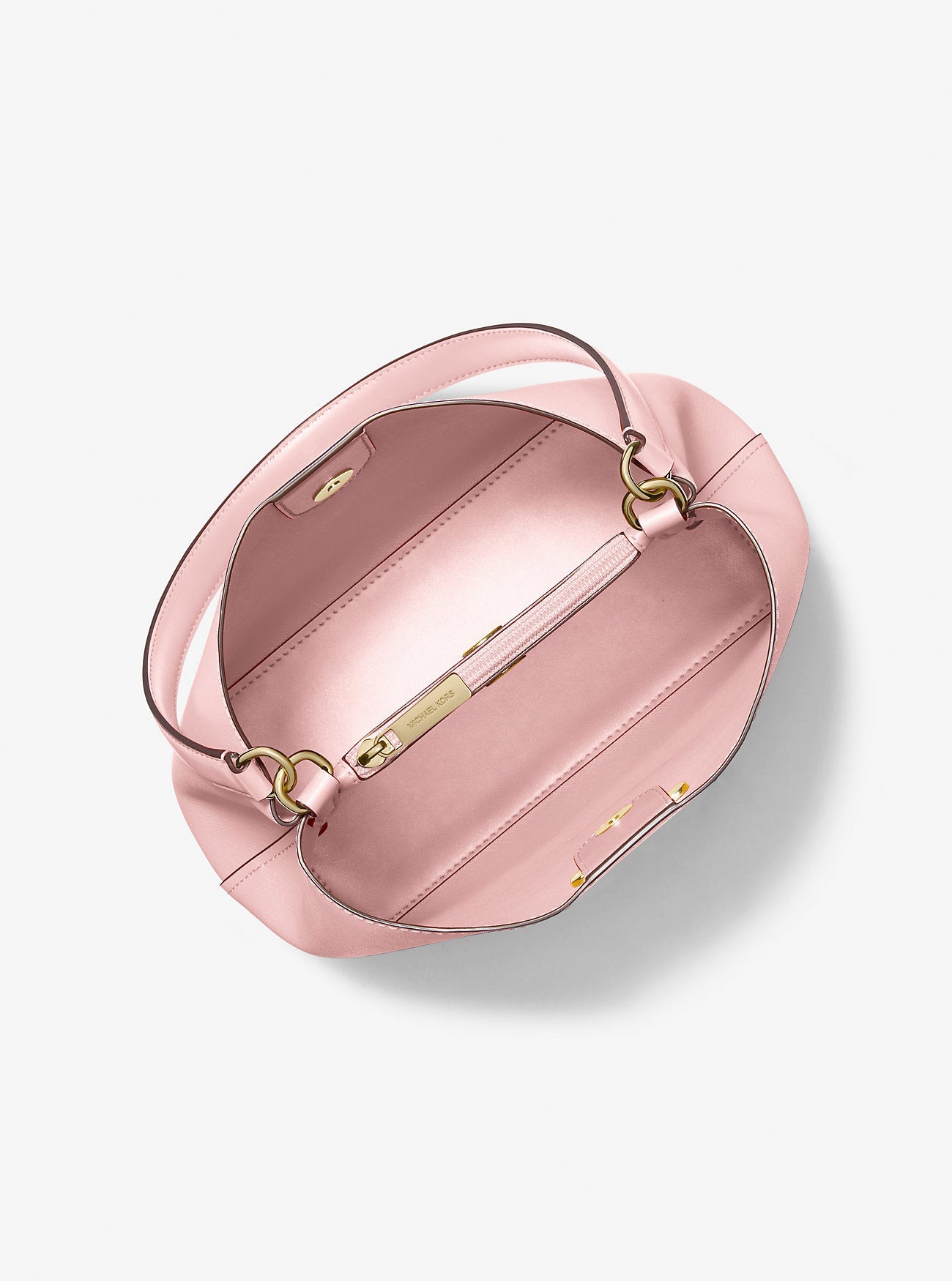 Michael Kors Pratt Medium Shoulder Bag Powder Blush