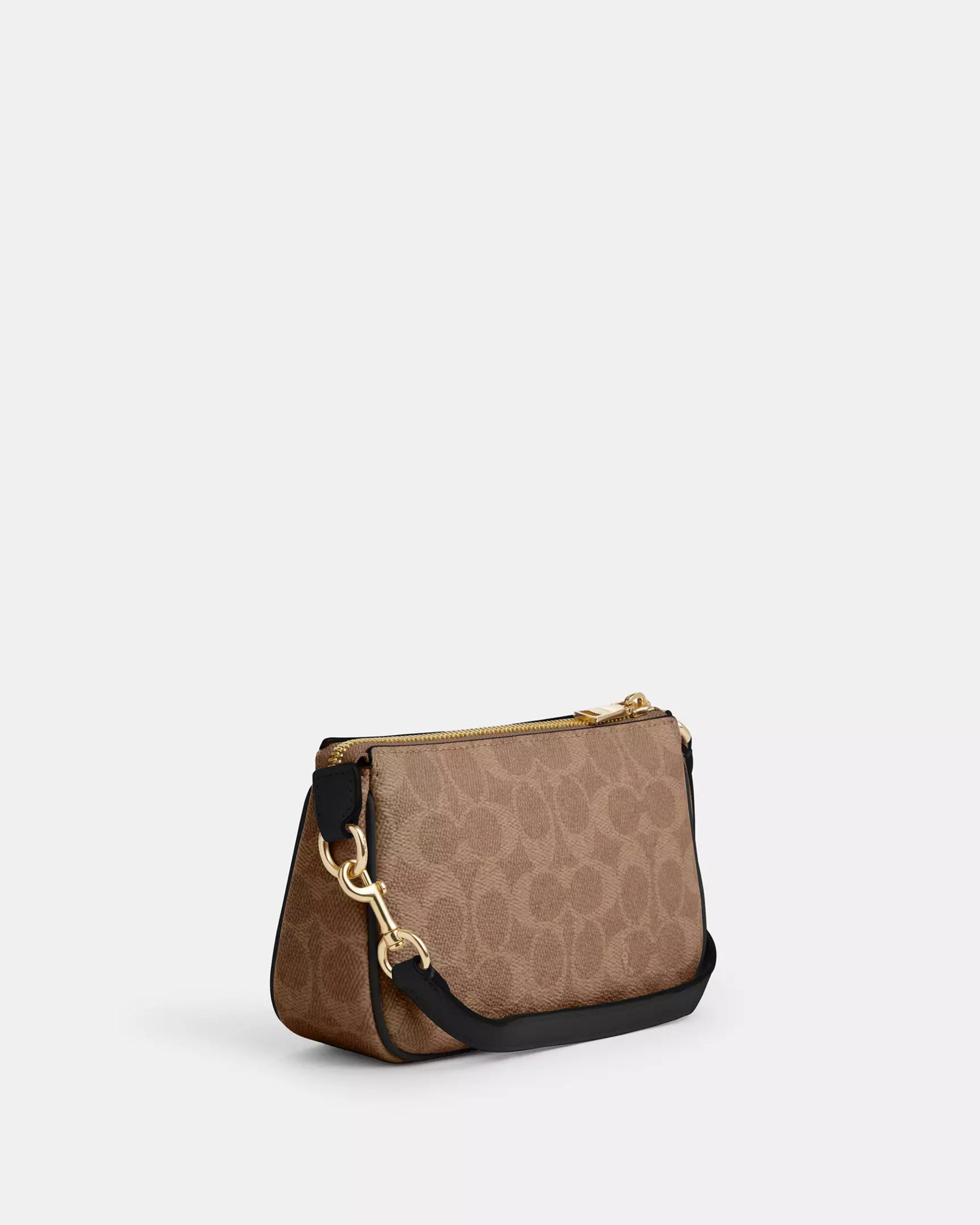 Coach Nolita 19 In Signature Canvas 'Signature Canvas/Gold/Tan/Black'
