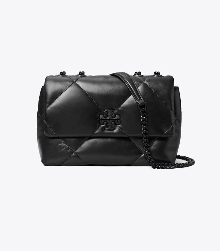 Tory Burch Small Kira Diamond Quilt Shoulder Bag Black
