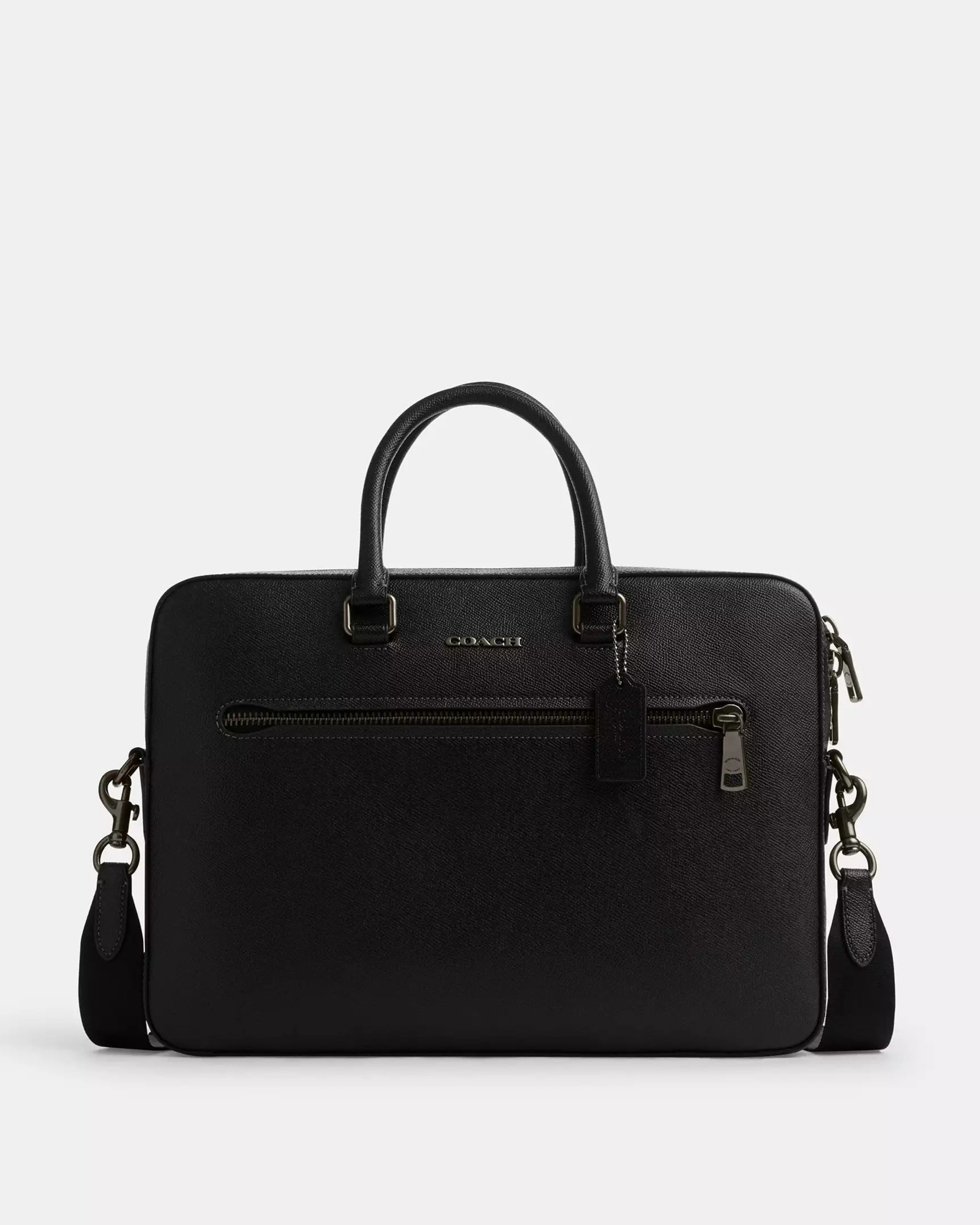 Coach Ethan Slim Brief 'Gunmetal Black'