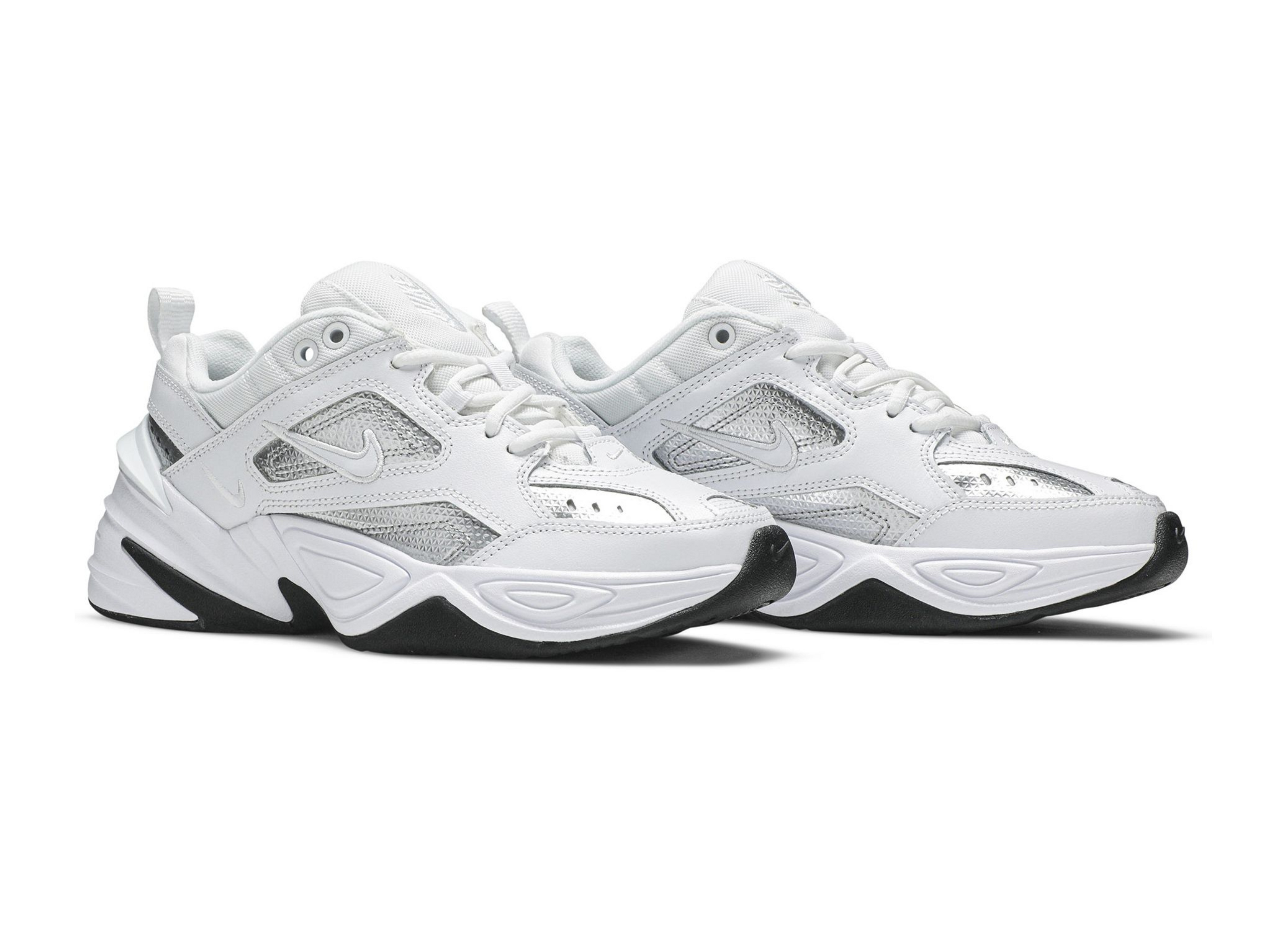 Nike M2K Tekno 'White Metallic Silver Black'