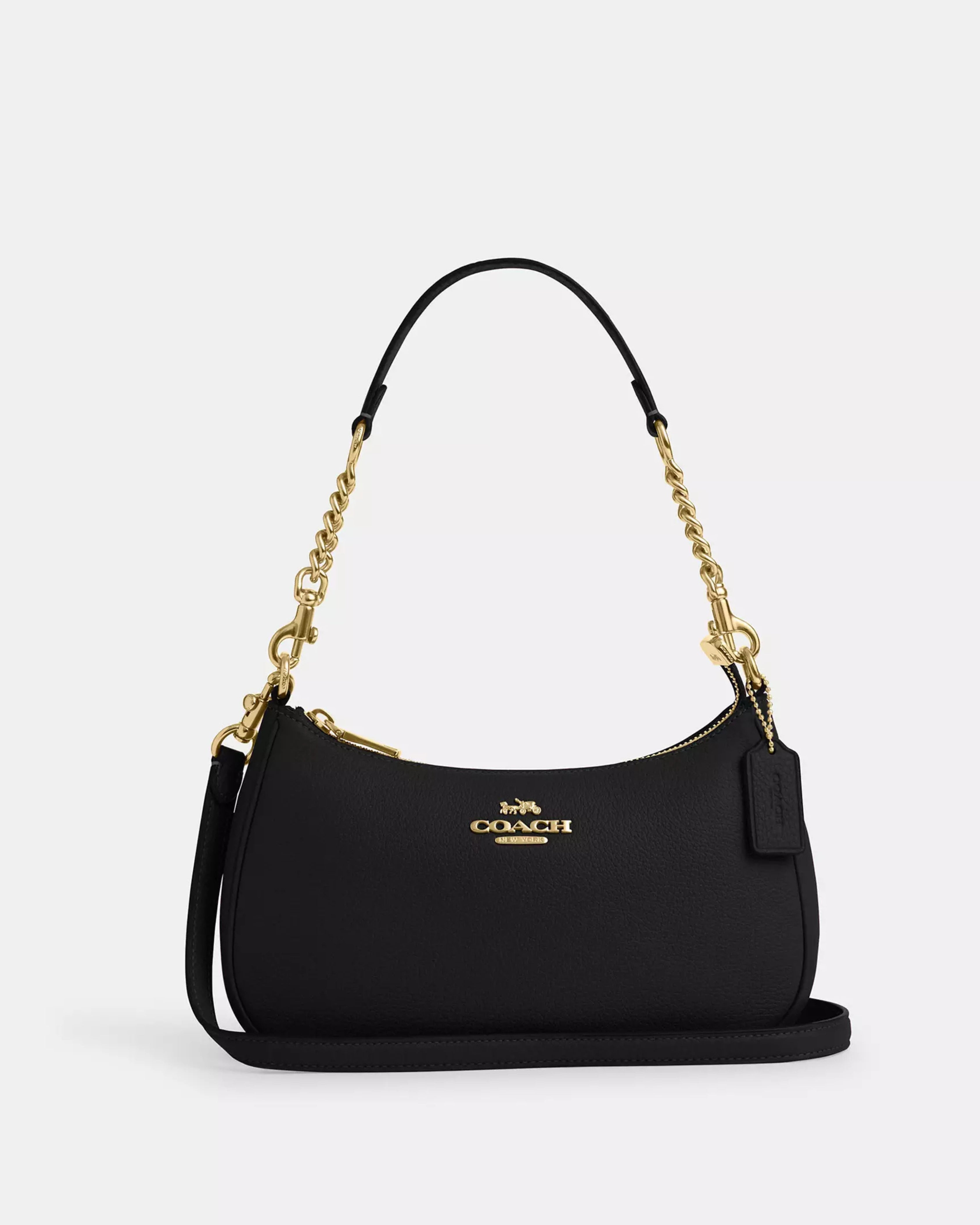 Coach Teri Shoulder Bag 'Gold Black'