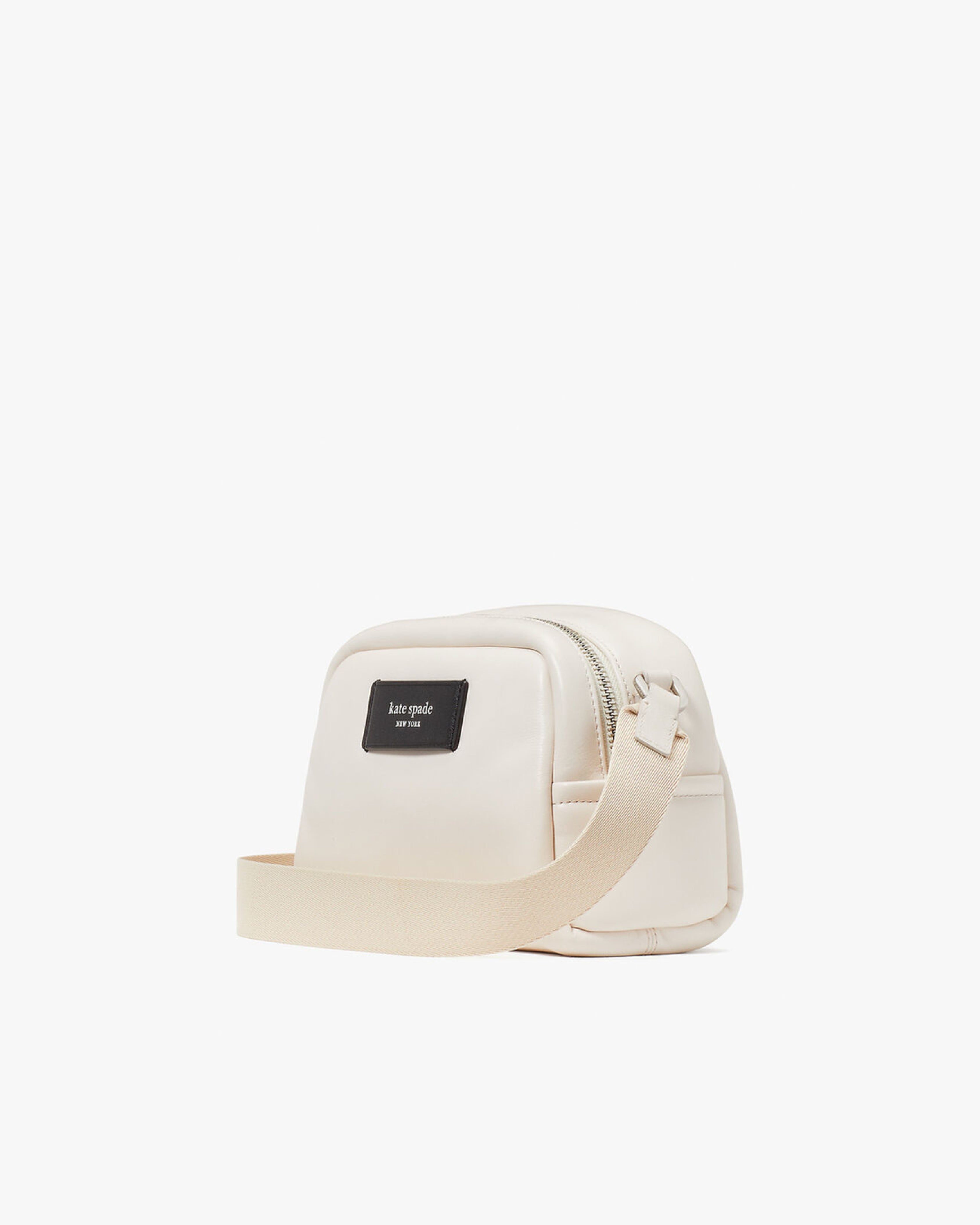Kate Spade Puffed Small Crossbody Parchment