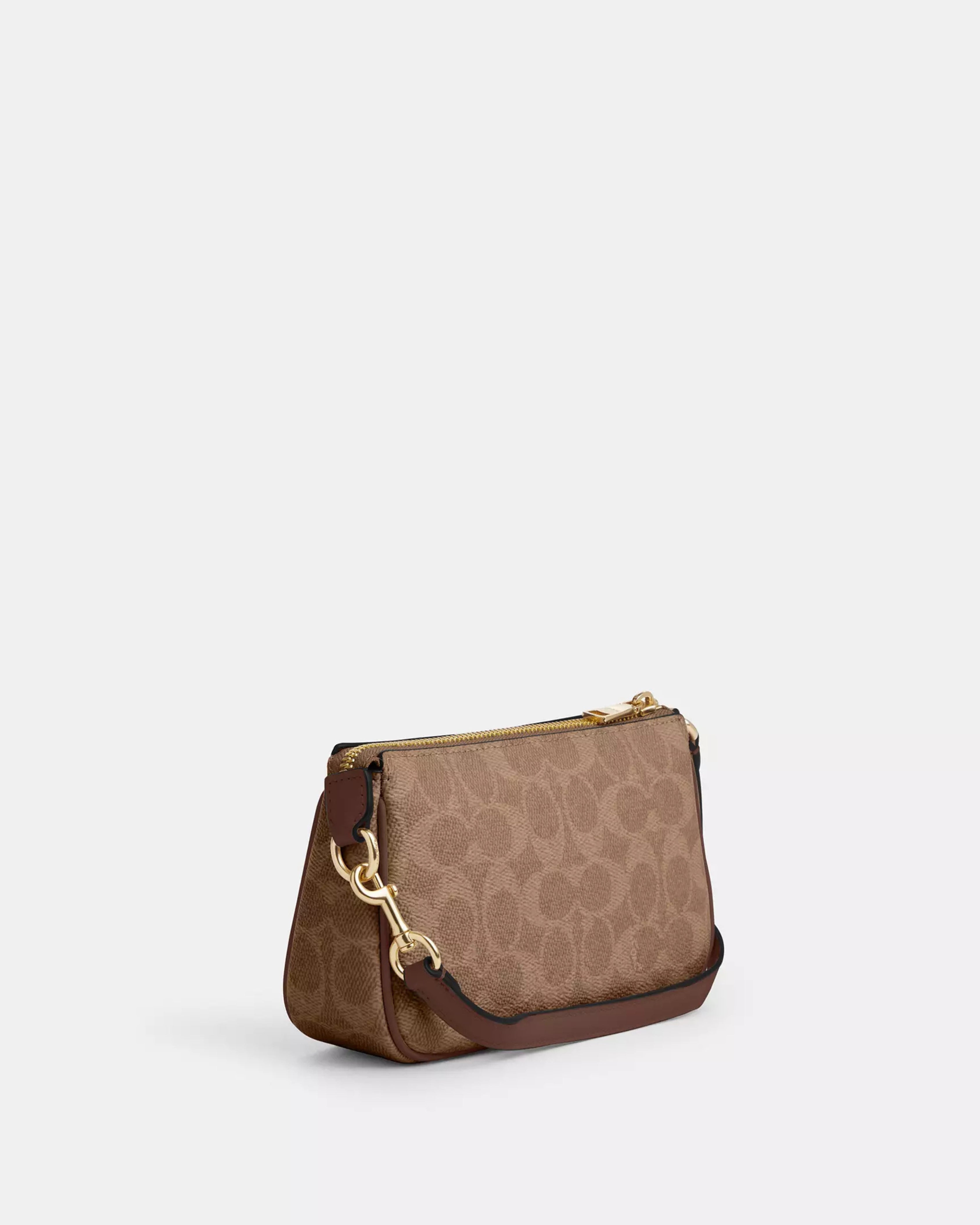 Coach Nolita 19 In Signature Canvas 'Signature Canvas/Gold/Tan/Brown'