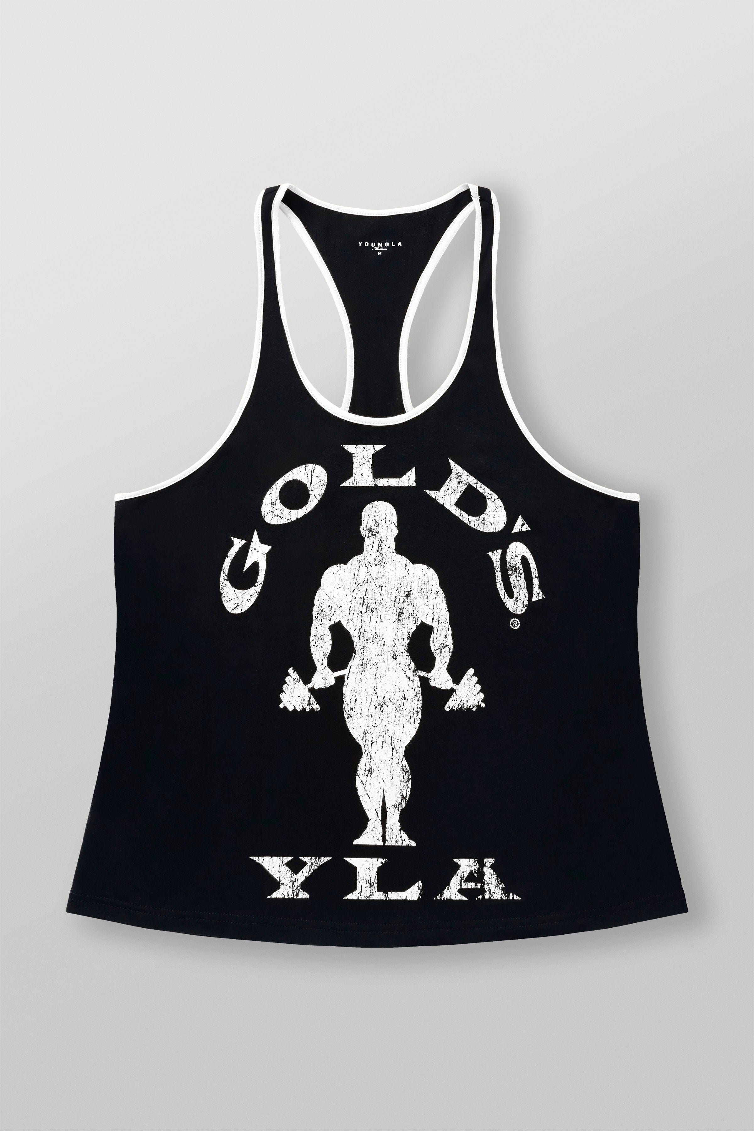 Young La 3014 - Golds Gym Classic Stringers 'Black White'