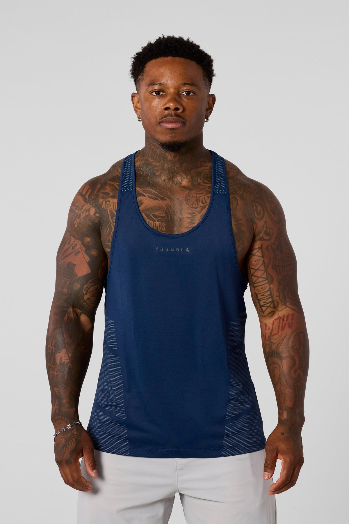 YoungLA 3042 - Kinetic Workout Stringers 'Navy'