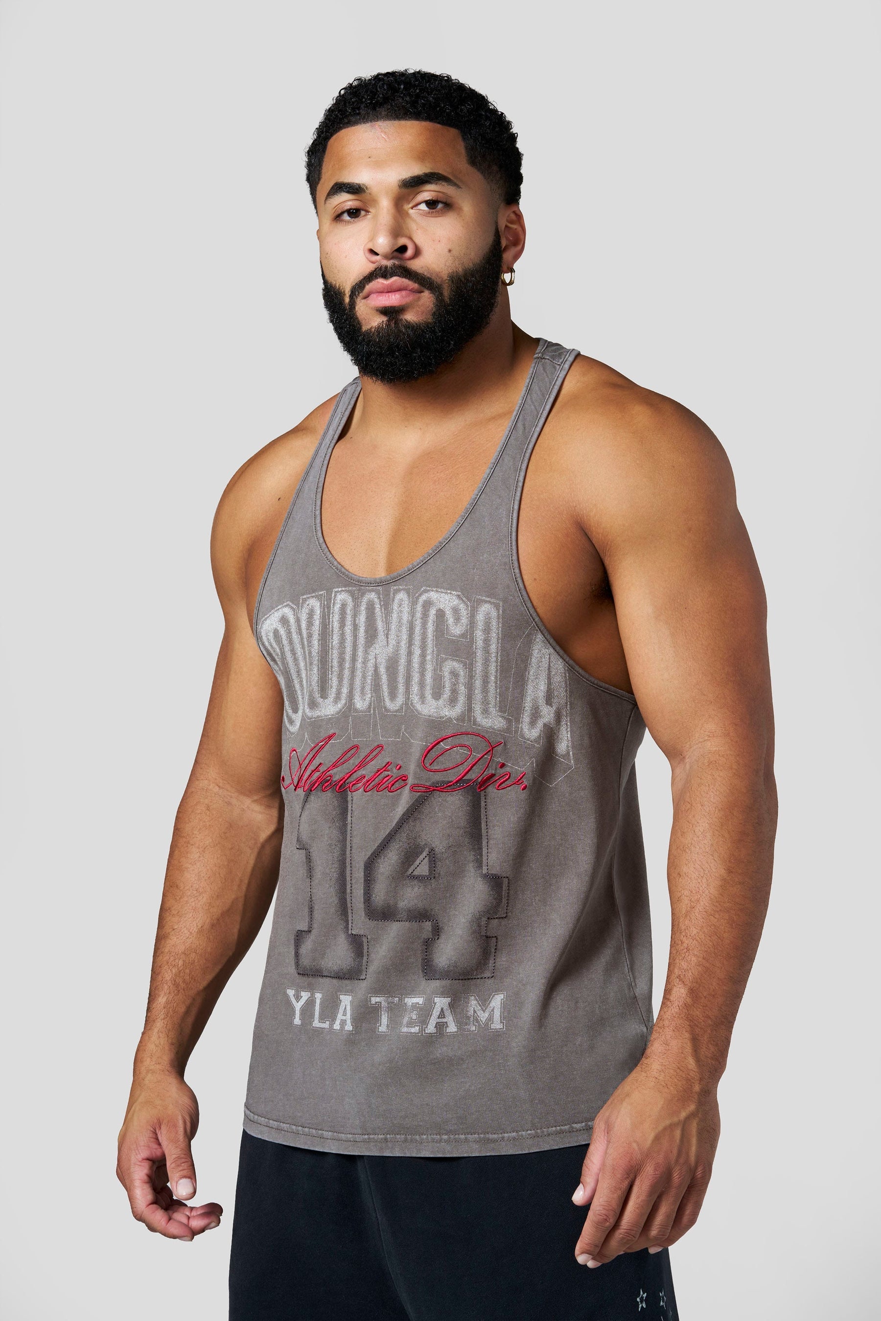 YoungLA 3045 - Golden Era Athletic Stringers 'Grey'