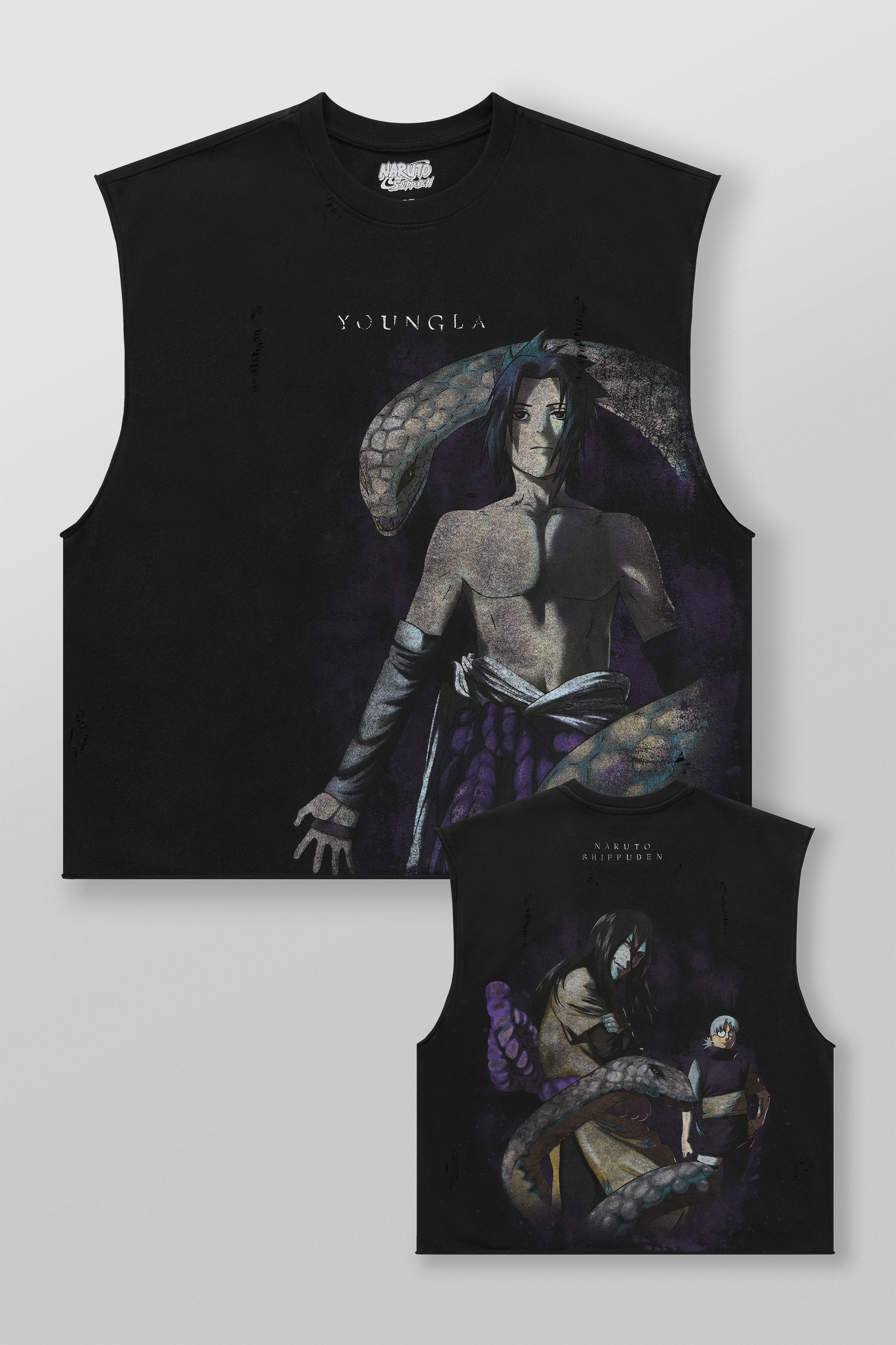 YoungLa 3055 - Naruto Cut-Offs 'Team Orochimaru'