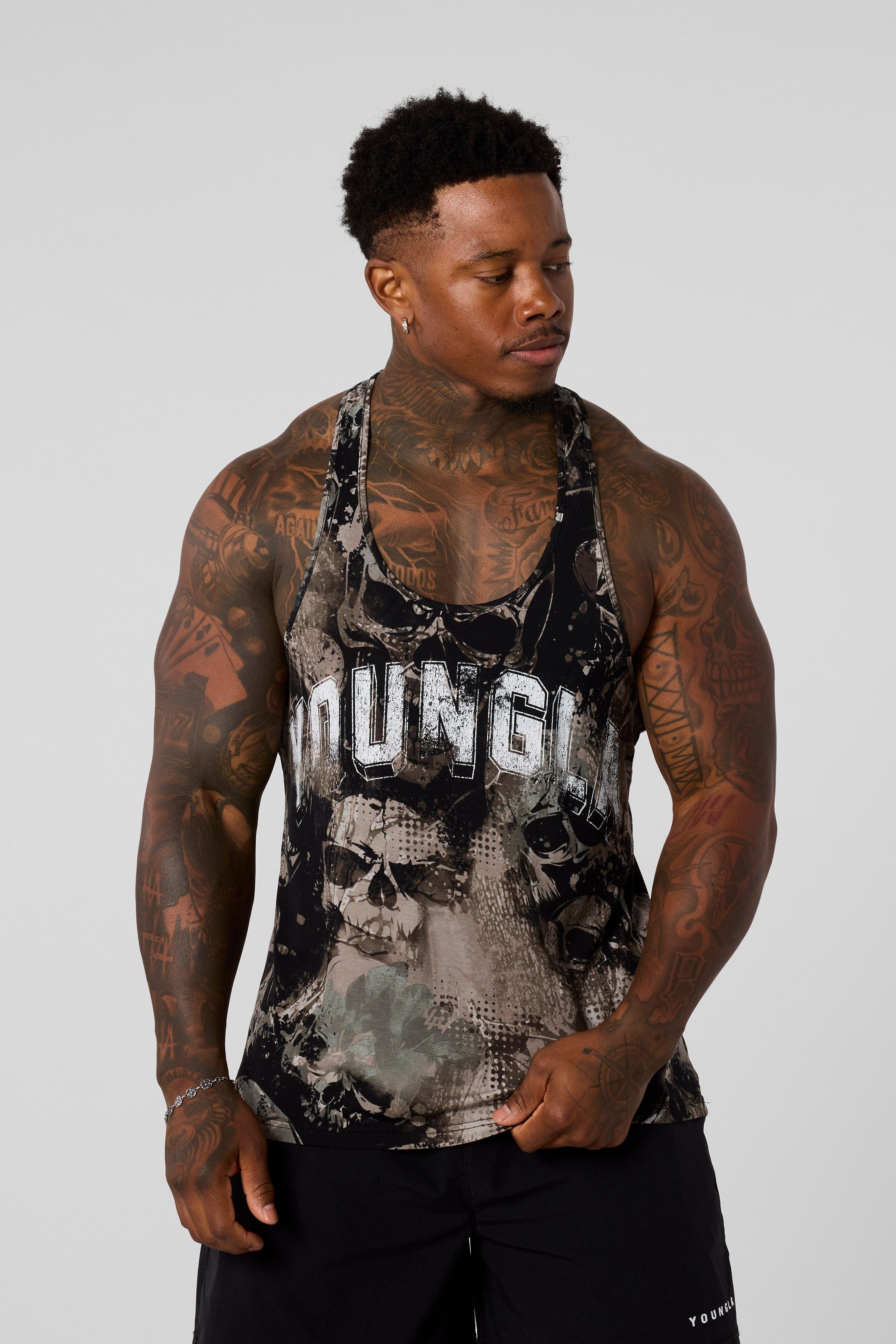 Young La 3066 - RunTech Camo Stringers 'Skull Camo'