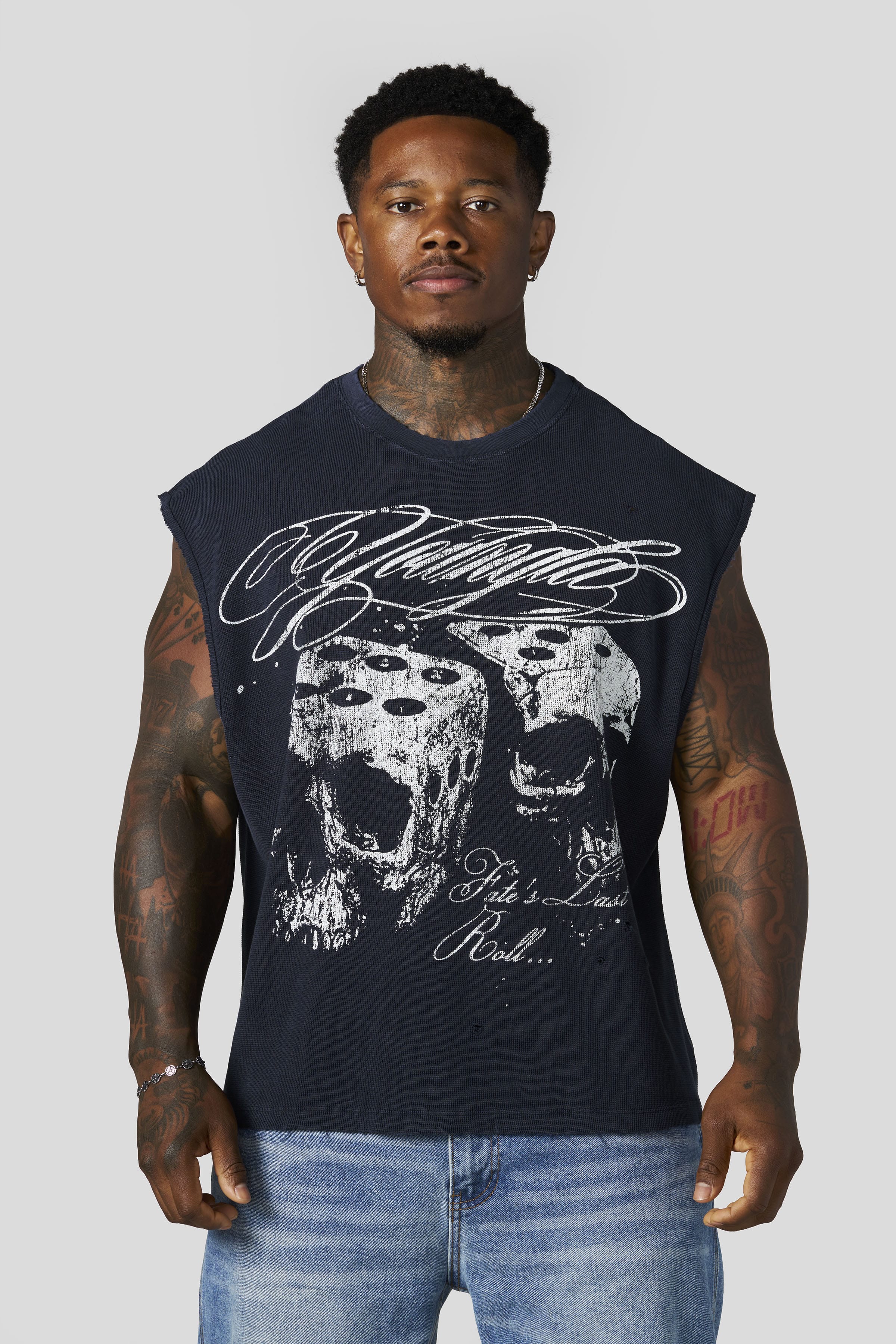 YoungLA 3081 - Fate Cut-Offs 'Navy Wash'
