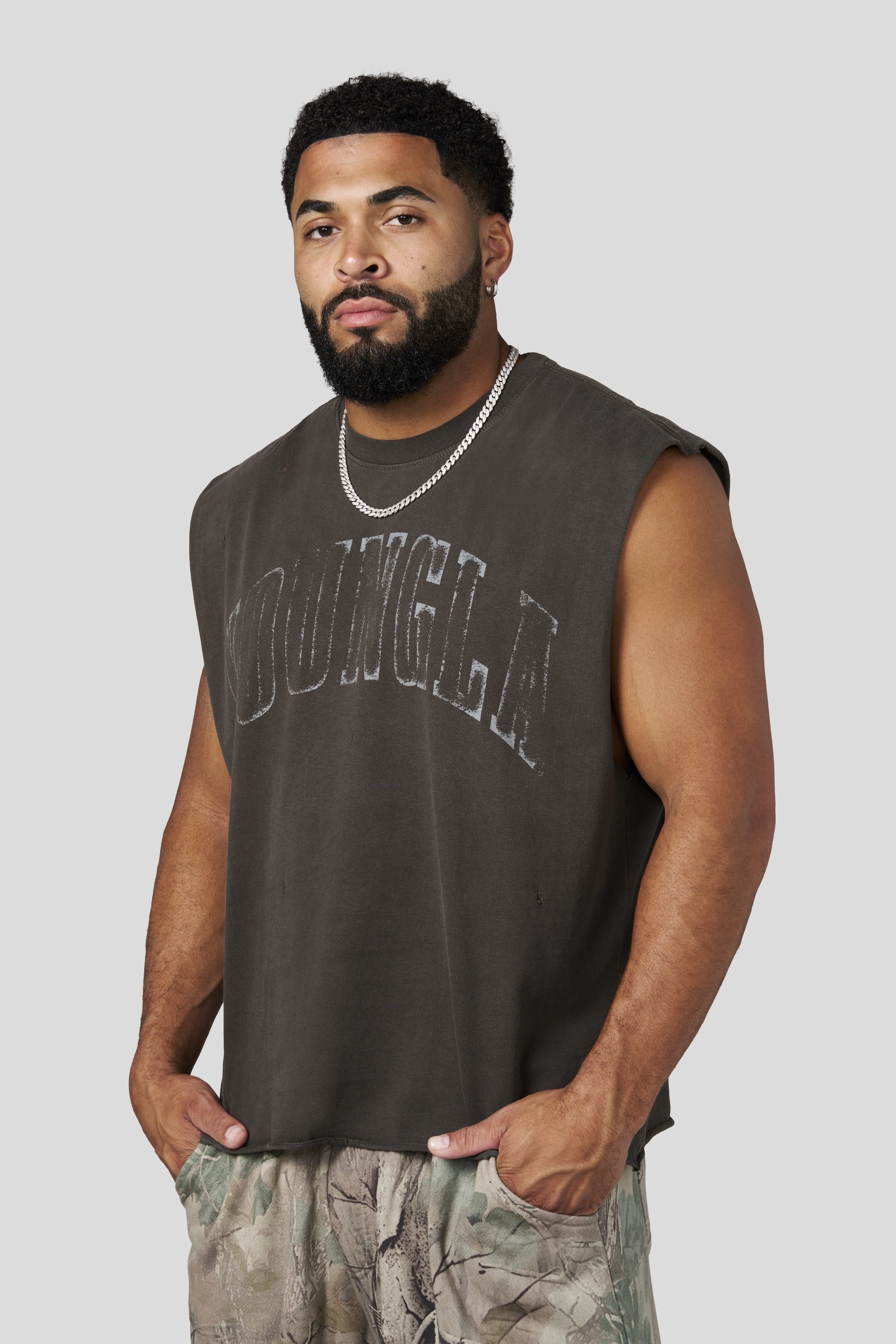YoungLA 3098 - Since '14 Cut-Offs 'Charcoal Wash'
