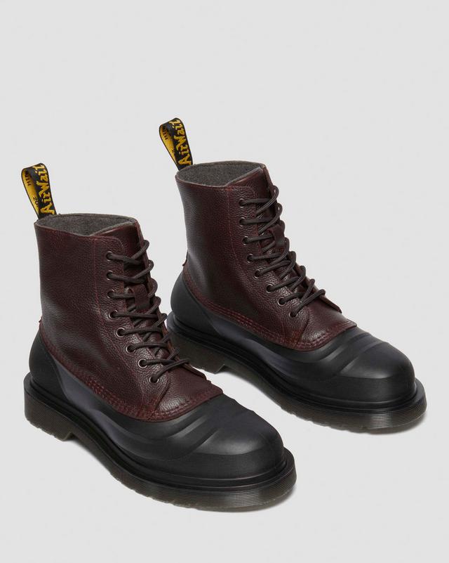 Dr. Martens 1460 Fleece Lined Sub Boots Oxblood - Womens