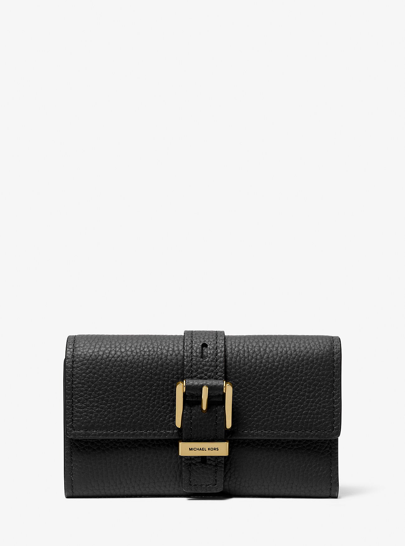 Nolita Medium Pebbled Leather Tri-Fold Wallet