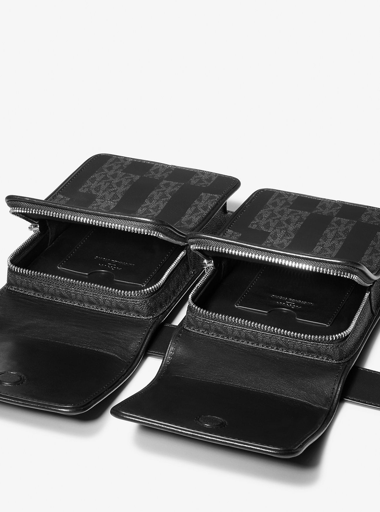 ASHYA X MICHAEL KORS Saga Signature And Leather Multi Bag BLACK COMBO