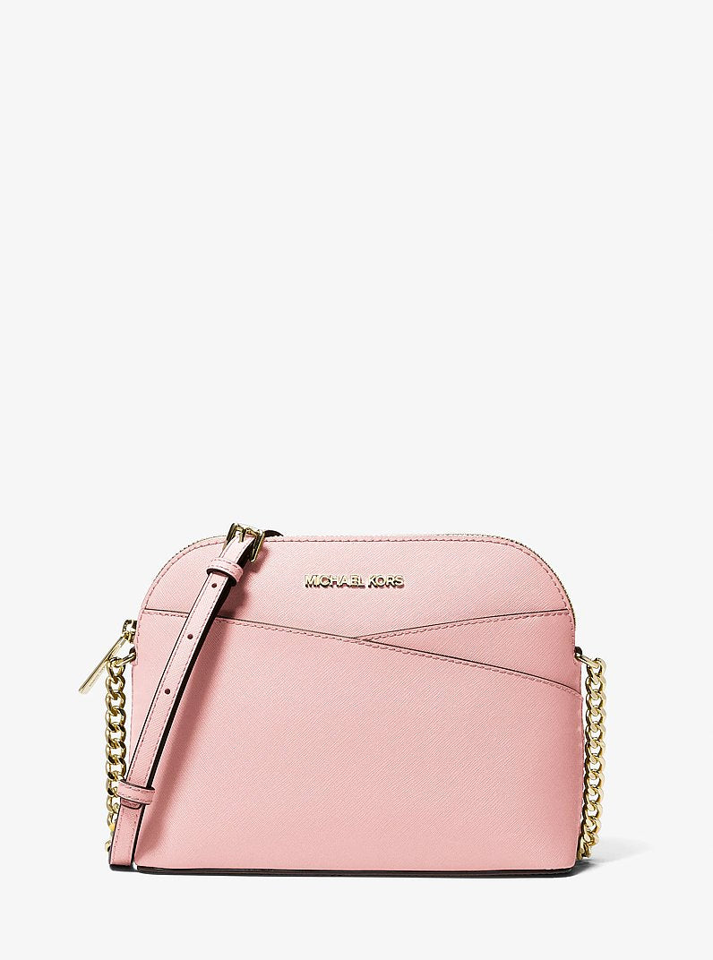 Michael Kors Jet Set Travel Medium Dome Crossbody Bag 'Powder Blush'
