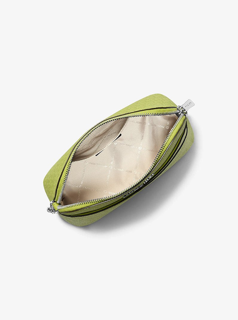Michael Kors Jet Set Travel Medium Logo Dome Crossbody Bag 'Lime'