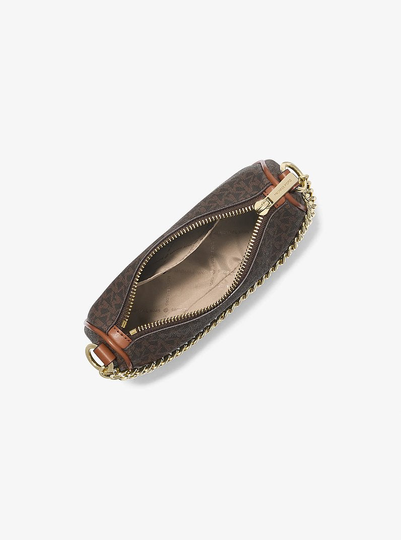 Michael Kors Carmela Small Signature Logo Convertible Crossbody Bag 'Brown'