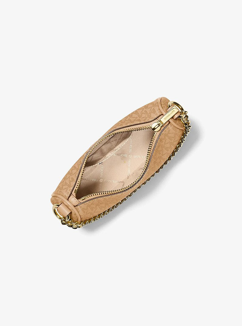 Michael Kors Carmela Small Signature Logo Convertible Crossbody Bag 'Camel'