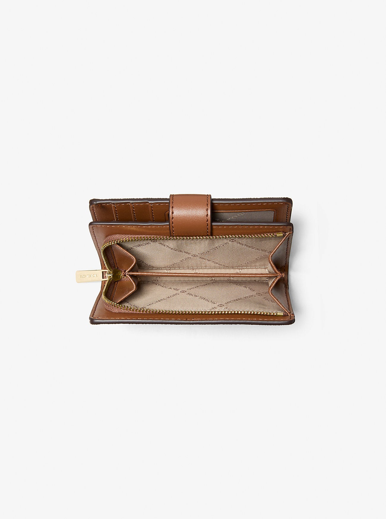 Jet Set Medium Two-Tone Logo Wallet