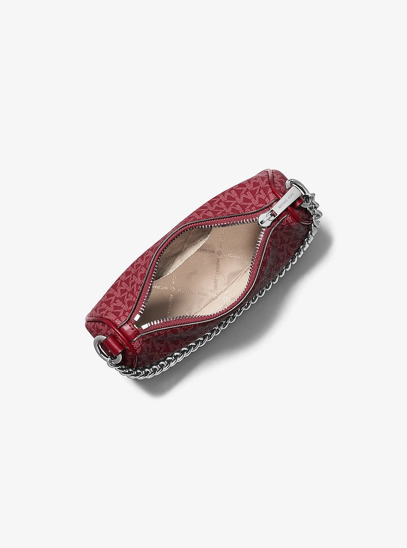 Michael Kors Carmela Small Signature Logo Crossbody Bag 'Maroon'
