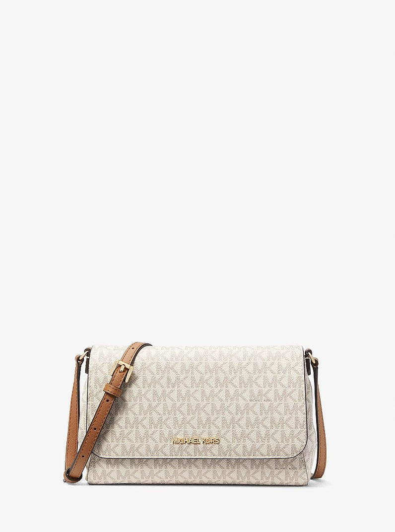 Michael Kors Medium Logo Convertible Crossbody Bag 'Vanilla'