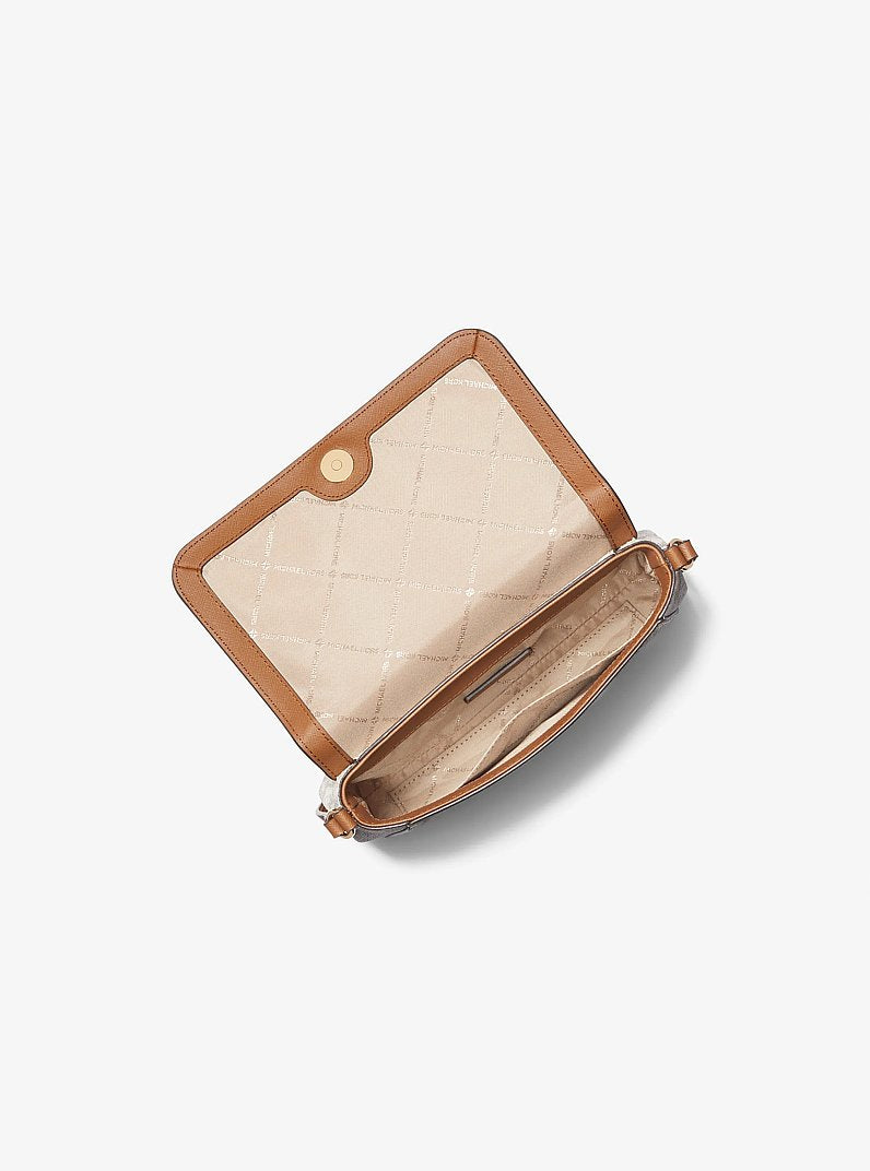 Michael Kors Medium Logo Convertible Crossbody Bag 'Vanilla'