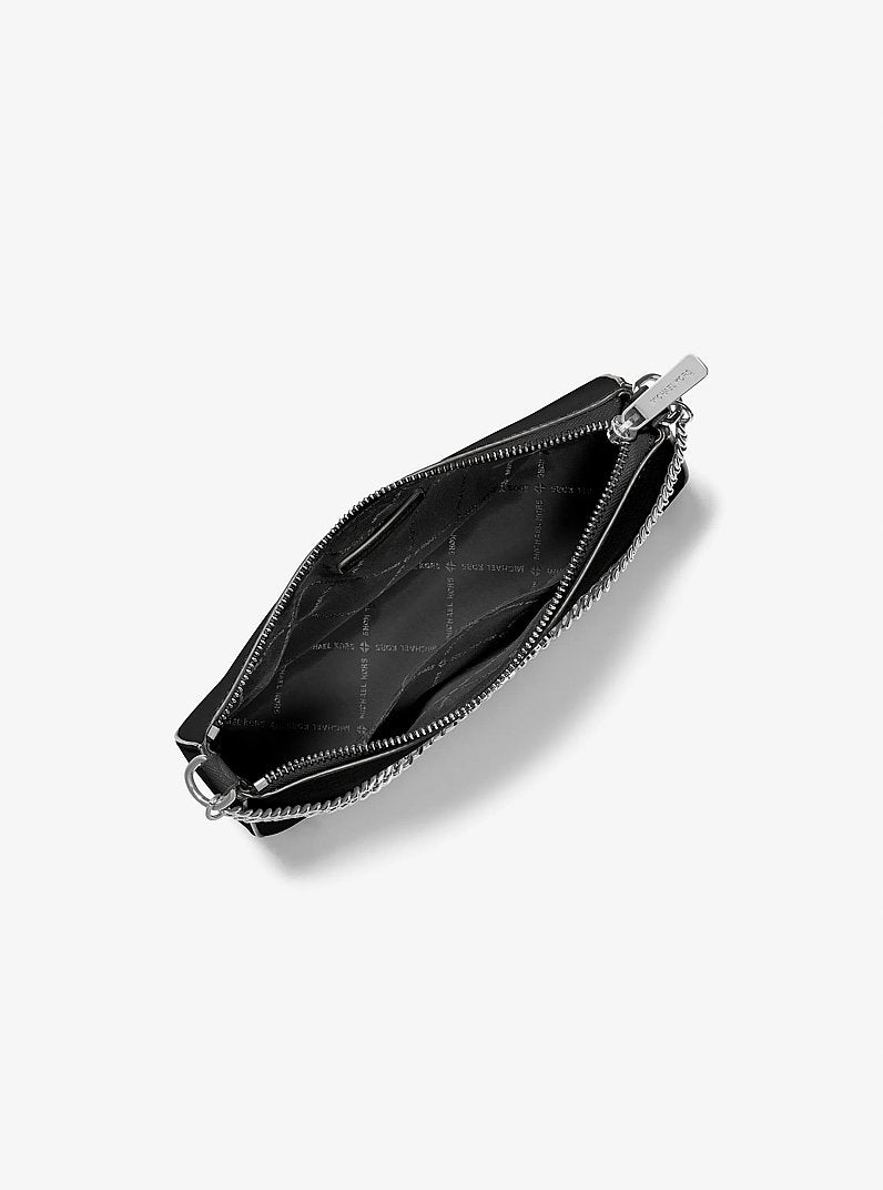 Michael Kors Jet Set Medium Saffiano Leather Crossbody Bag 'Black'