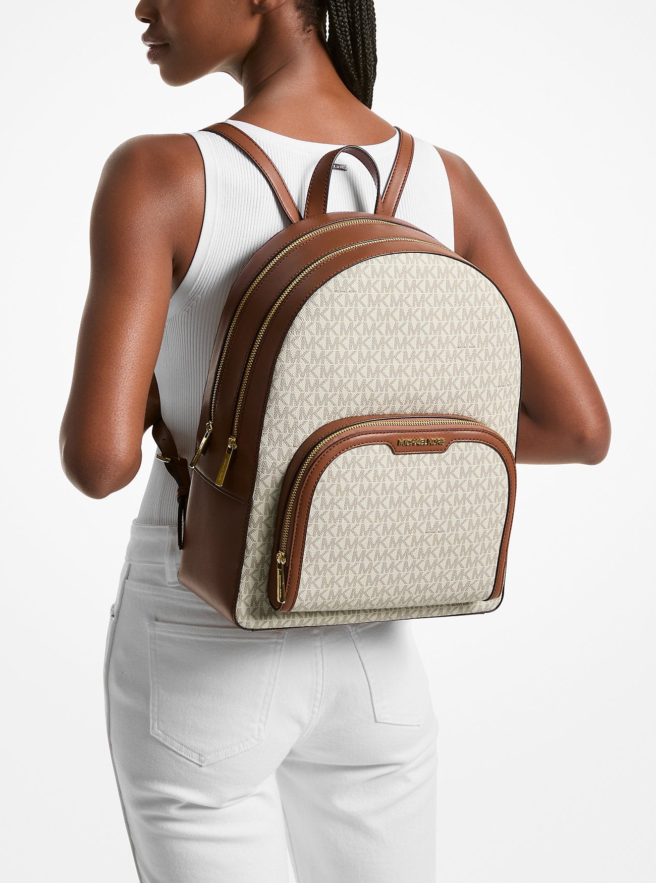 Jaycee Large Logo Backpack VANILLA