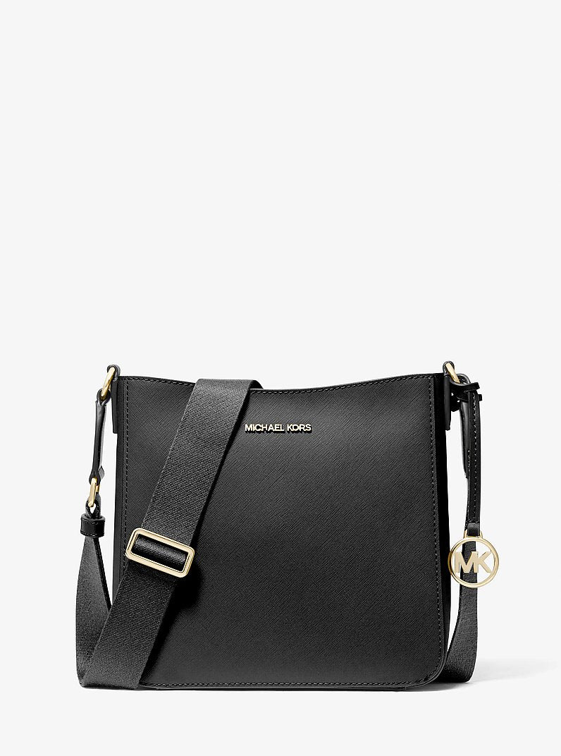 Michael Kors Jet Set Travel Small Messenger Bag 'Black Black'