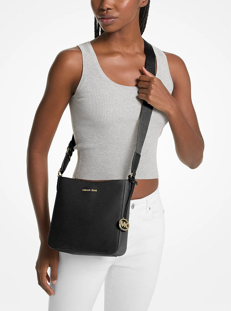 Michael Kors Jet Set Travel Small Messenger Bag 'Black Black'